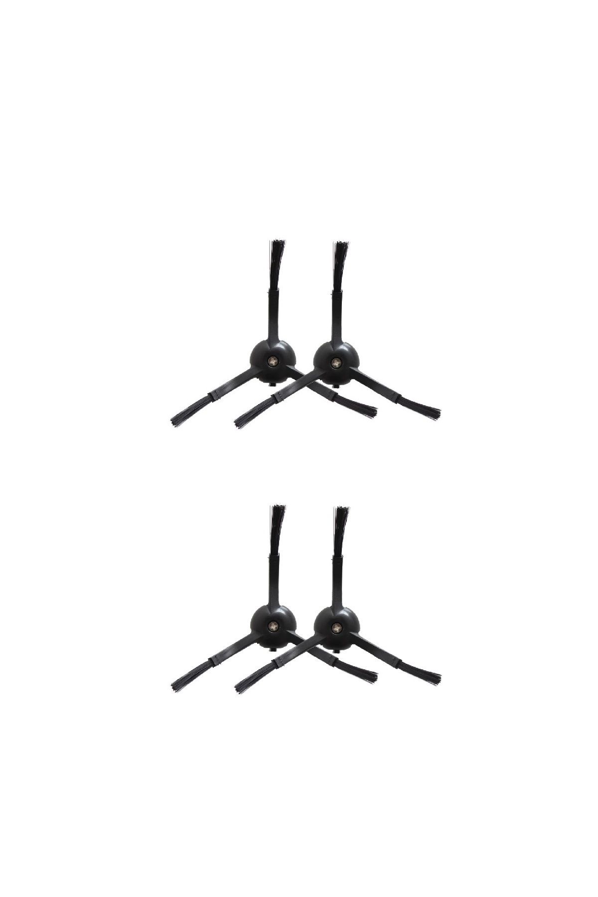 Asgard Grup Roborock S8 Maxv Ultra Uyumlu 4 ADET SİYAH YAN FIRÇA