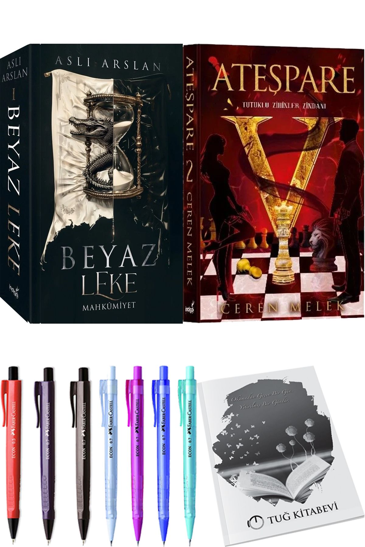 İndigo Kitap Beyaz Leke Mahkumiyet Aslı Arslan ve Ateşpare 2 Tutuklu Zihinler Zindanı + Hediyeli