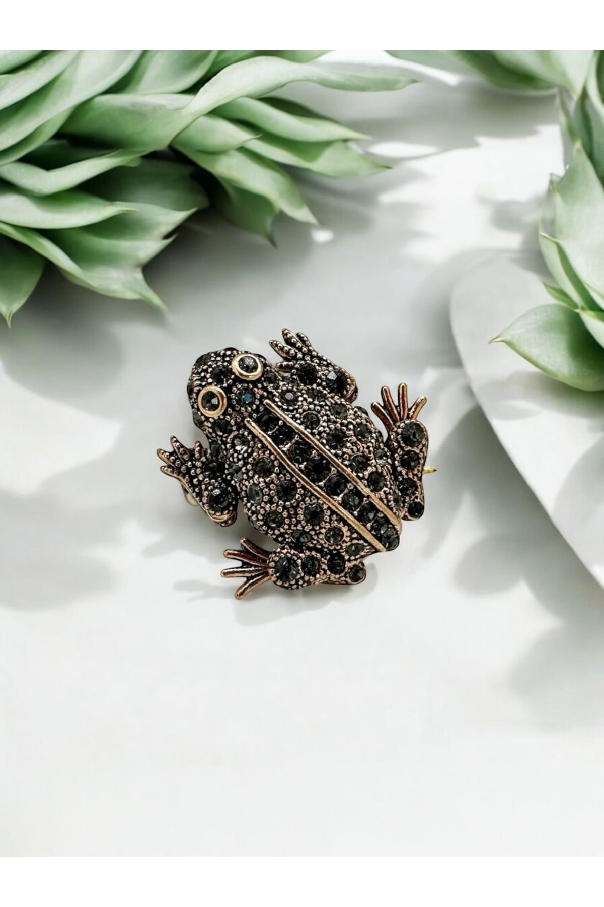 FUYA JEWELLERY Kurbağa Broş