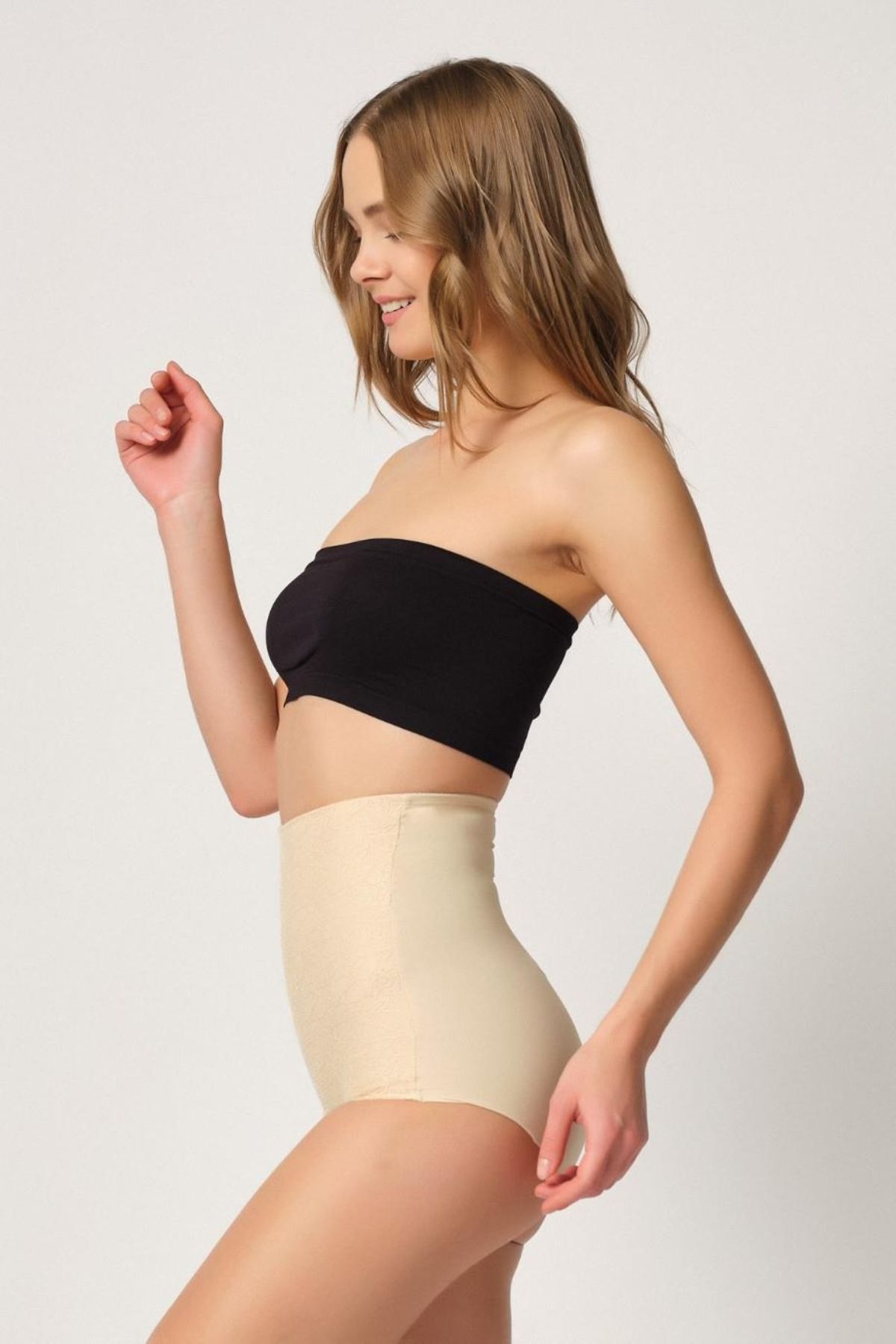 GiyimCity TEN Lazer Dantelli Slip Korse