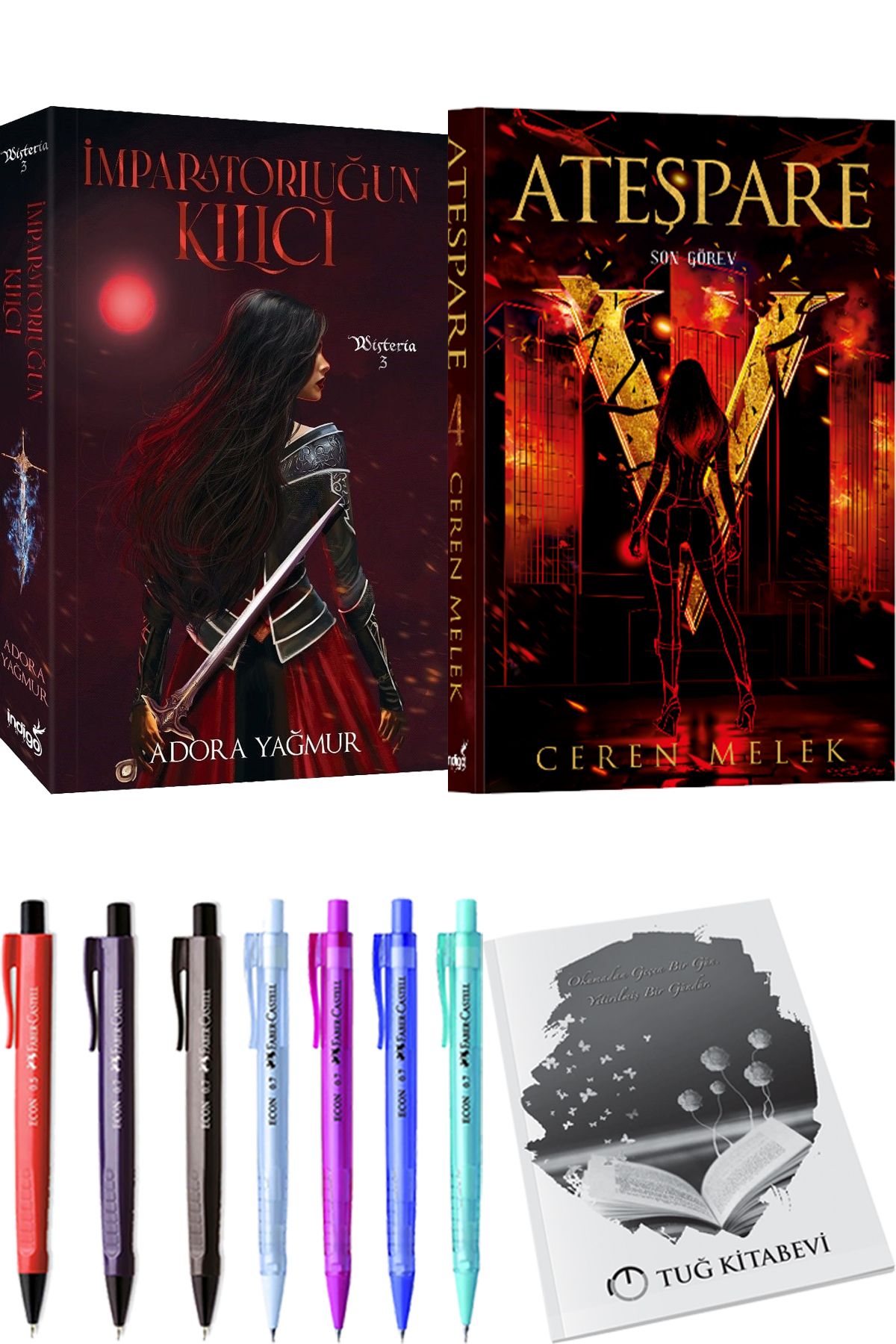 İndigo Kitap İmparatorluğun Kılıcı Adora Yağmur ve Ateşpare 4 Son Görev + Hediyeli