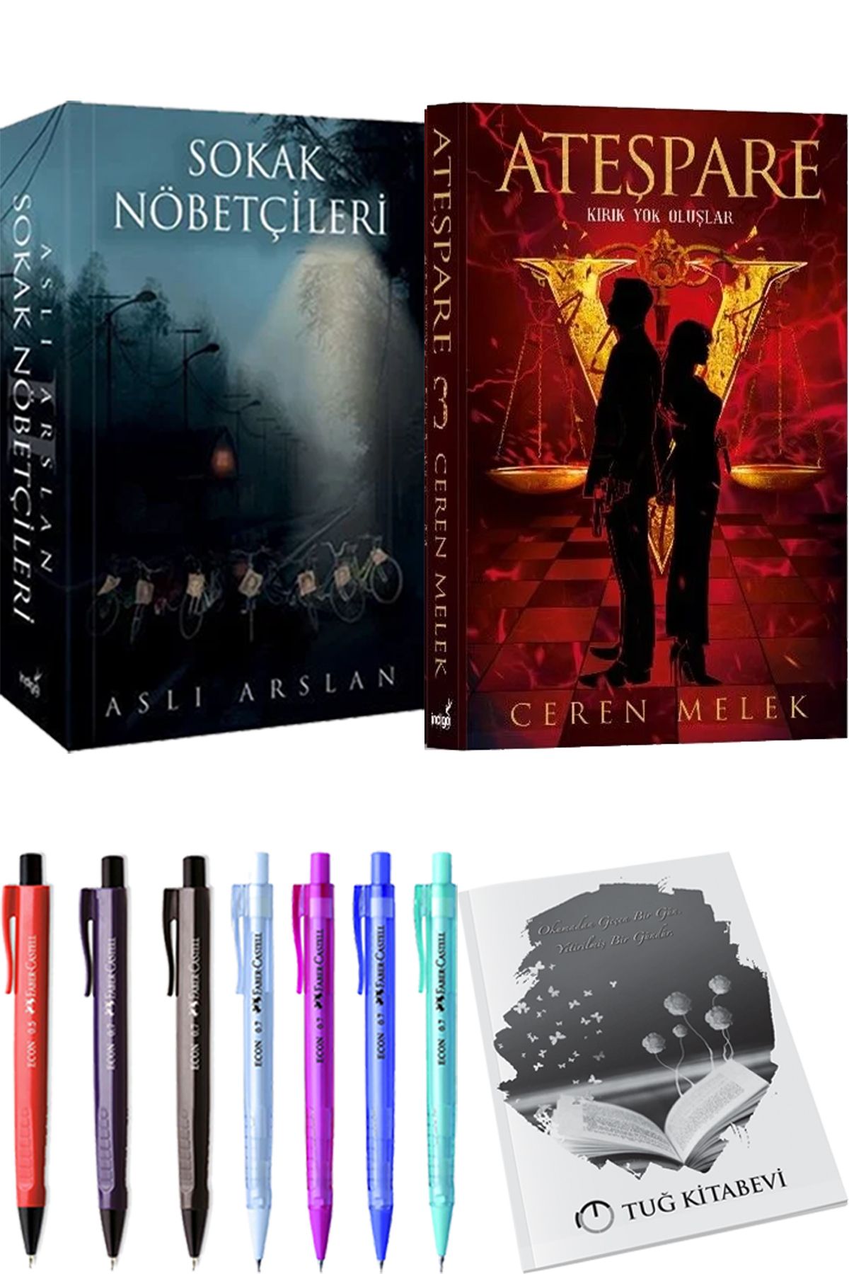 İndigo Kitap Sokak Nöbetçileri 2 Aslı Arslan ve Ateşpare 3 Kırık Yok Oluşlar + Hediyeli