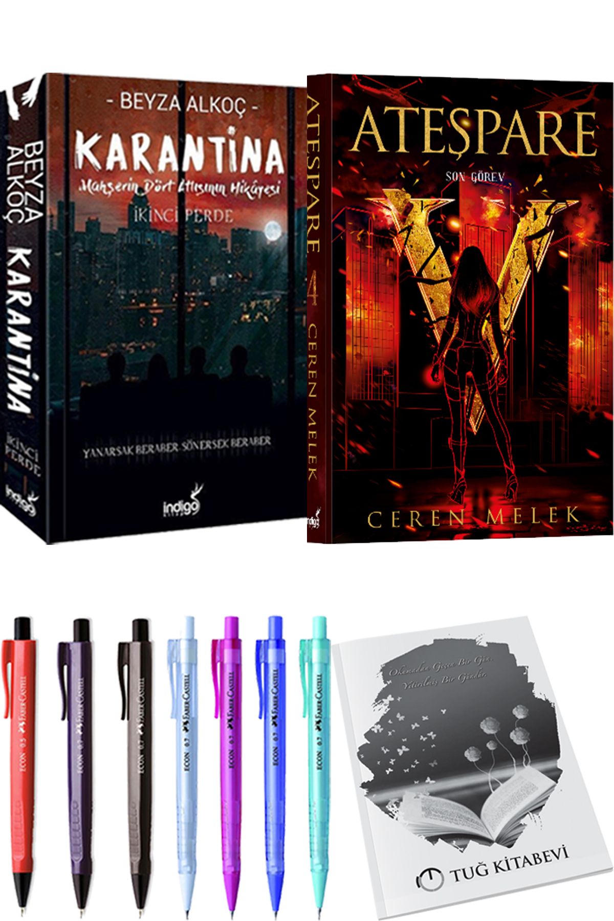 İndigo Kitap Karantina 2 Beyza Alkoç ve Ateşpare 4 Son Görev + Hediyeli