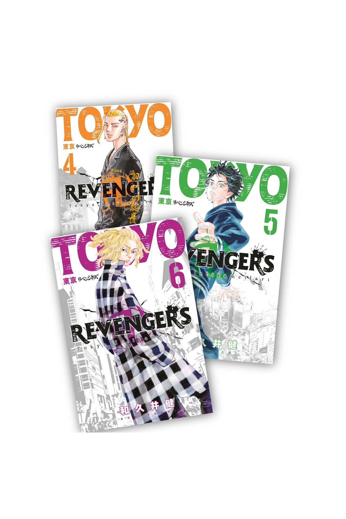 Gerekli Şeyler Yayıncılık Tokyo Revengers 4-5-6. Ciltler 3 lü Manga Seti
