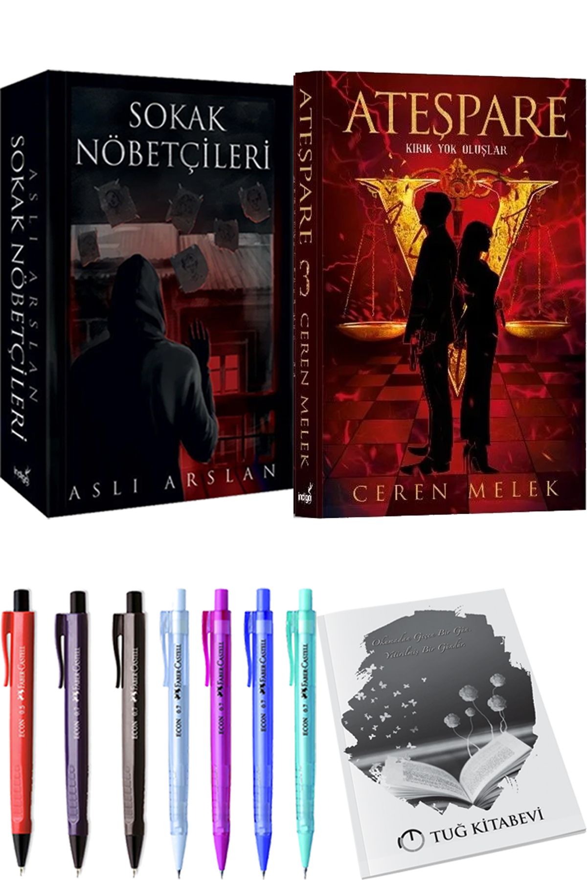 İndigo Kitap Sokak Nöbetçileri 1 Aslı Arslan ve Ateşpare 3 Kırık Yok Oluşlar + Hediyeli