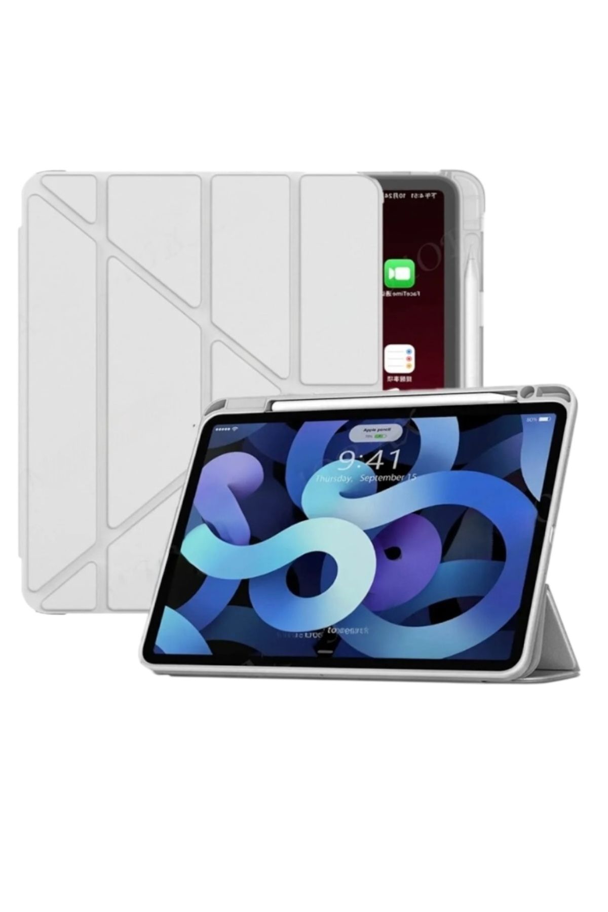 KILIF HOUSE Samsung Galaxy Tab S9 Fe/ S10 Fe 10.9 Inch Uyumlu Kalem Bölmeli Katlanabilir Standlı Akıllı Kapak