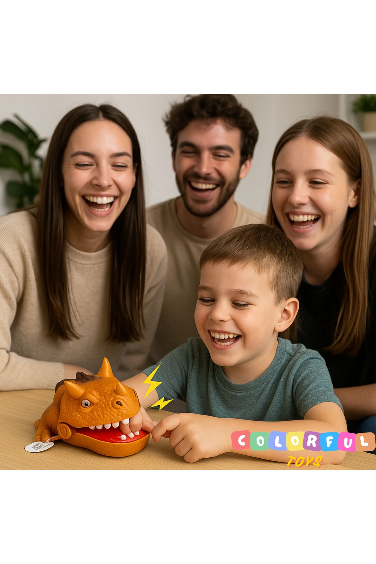 Duman Oyuncak Dino Eğlenceli Isırma Ruleti