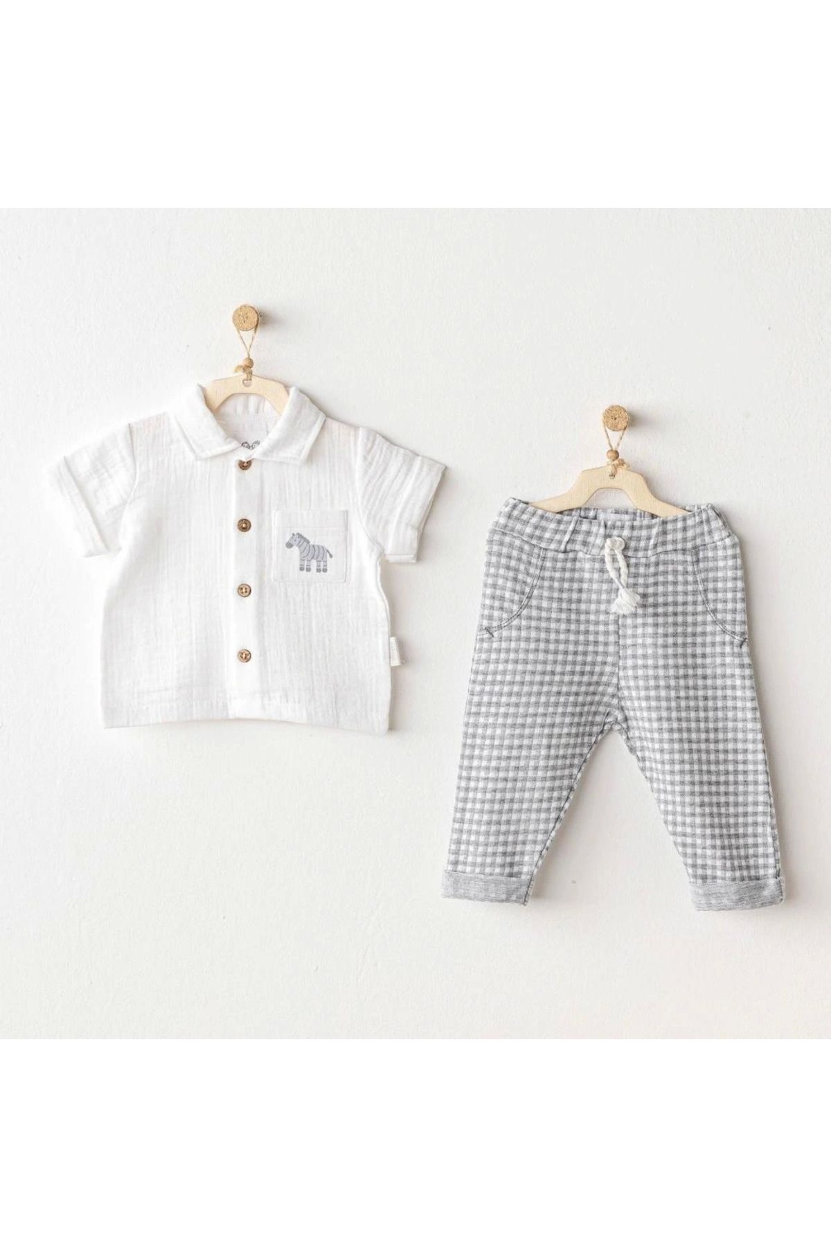 Eng Nessiworld Andywawa AC25813 Little King 2'Li Takım Grey