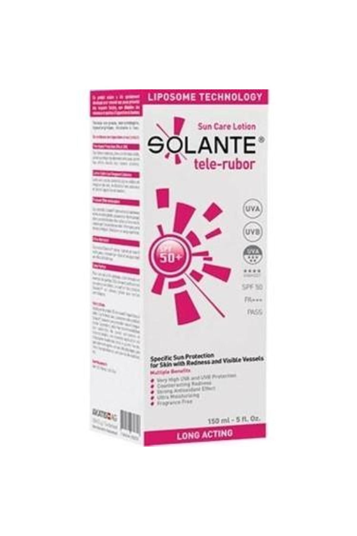 Solante Tele Rubor Spf 50 150 ML Güneş Kremi