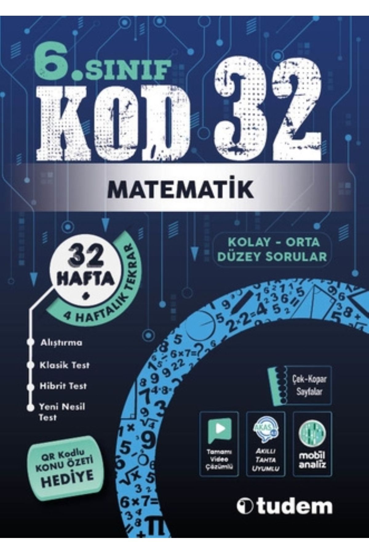Tudem Yayınları TUDEM 6.Sınıf Matematik Kod 32 (degerkitap)