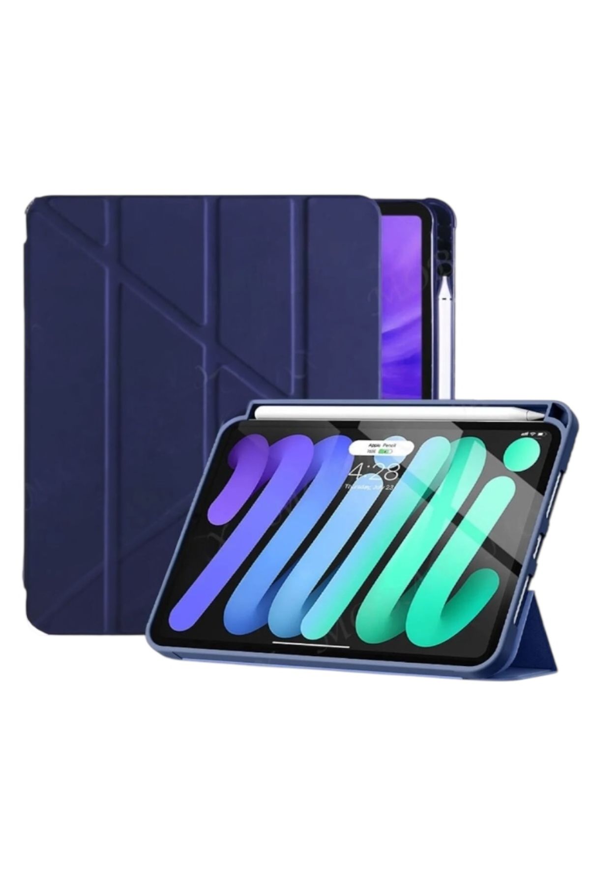 KILIF HOUSE İpad Air 11 İnç M2 M3 Çip Air 4. /5. /6. Nesil Kılıf Katlanır Kalem Bölmeli Uyku Modlu Tablet Kılıfı