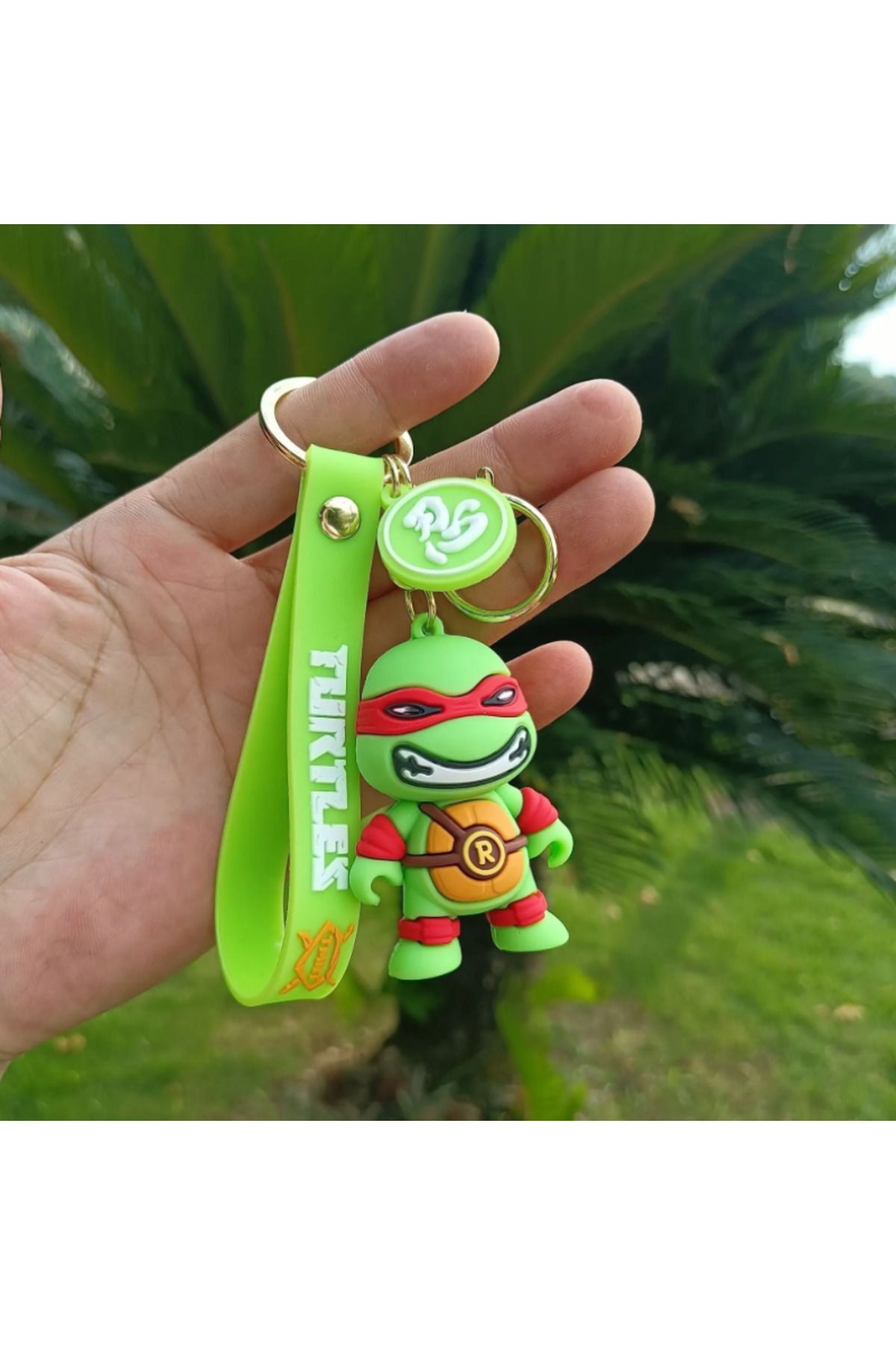 Bizde Ne Yok ki Ninja Kaplumbağalar 3D Küçük Boy A Kalite Anahtarlık Çanta Süsü