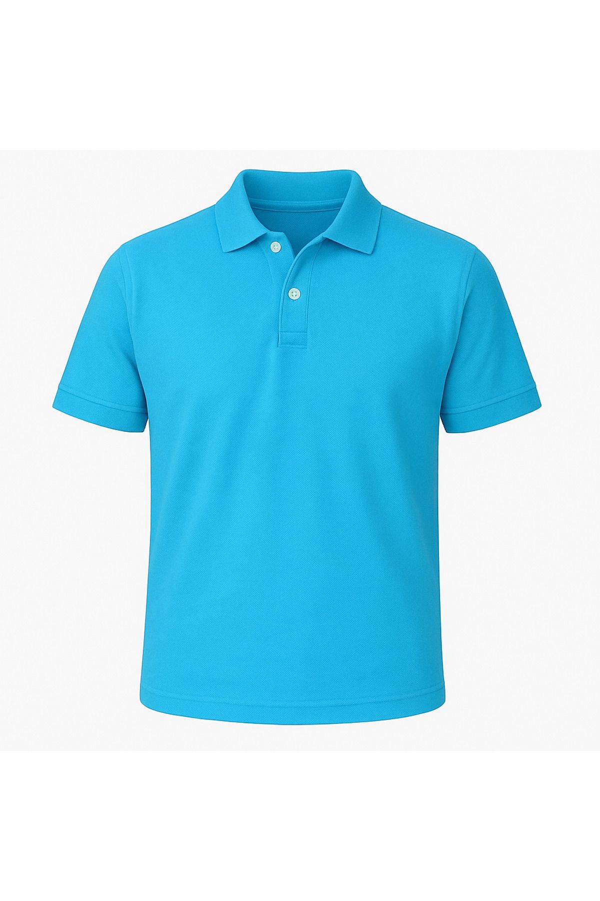 QKK Erkek %100 Pamuklu Lakost Kumaş Regular Fit Polo Yaka T-shirt