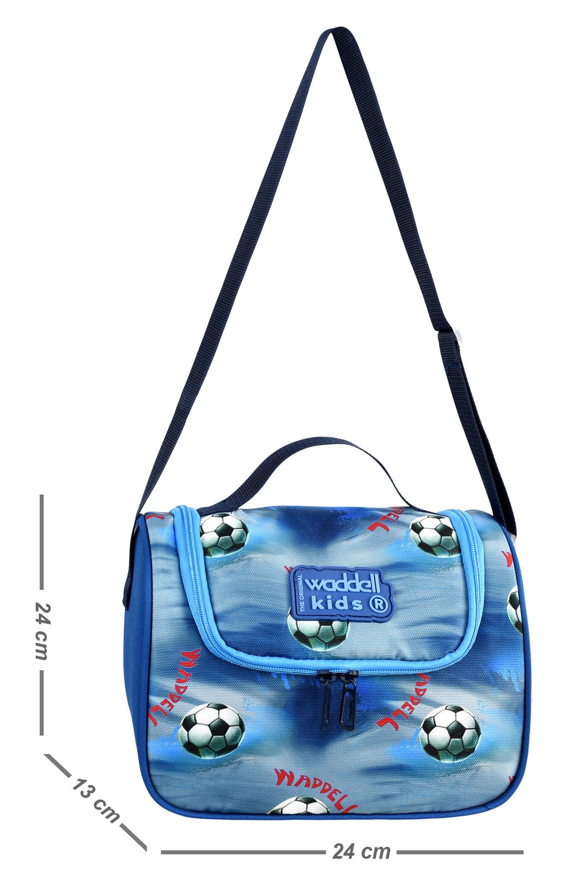 Niss Store Lisanslı Futbol Topu Desenli Termal Erkek Beslenme Çantası ve Yemek Çantası