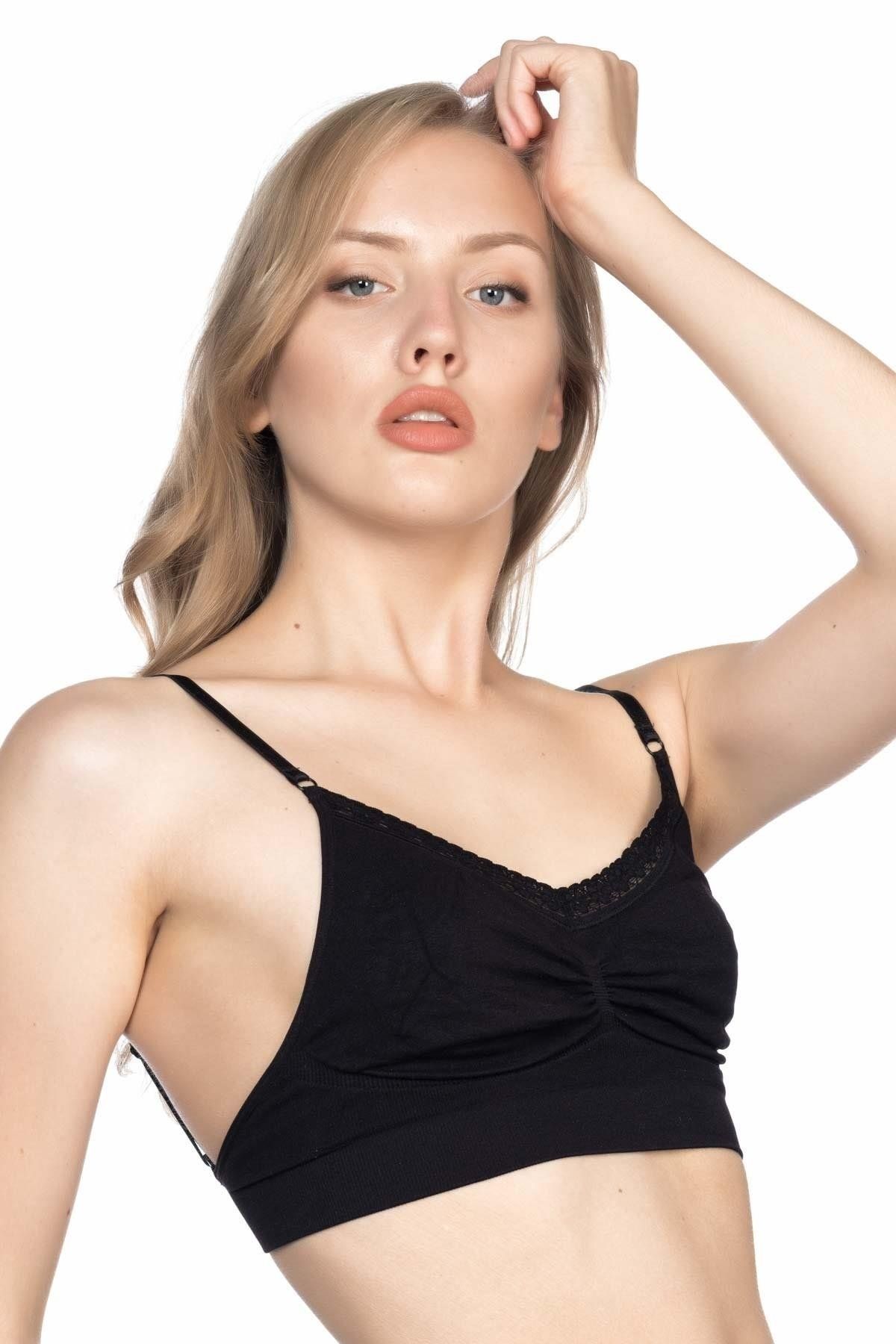 GiyimCity SİYAH Agraflı Minimizer Korse