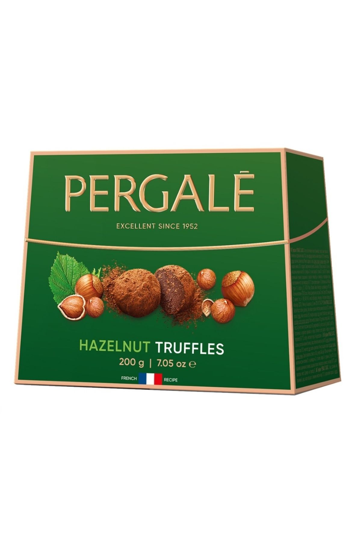 Pergale Hazelnut Truffles Fındıklı Trüf Real French 200g