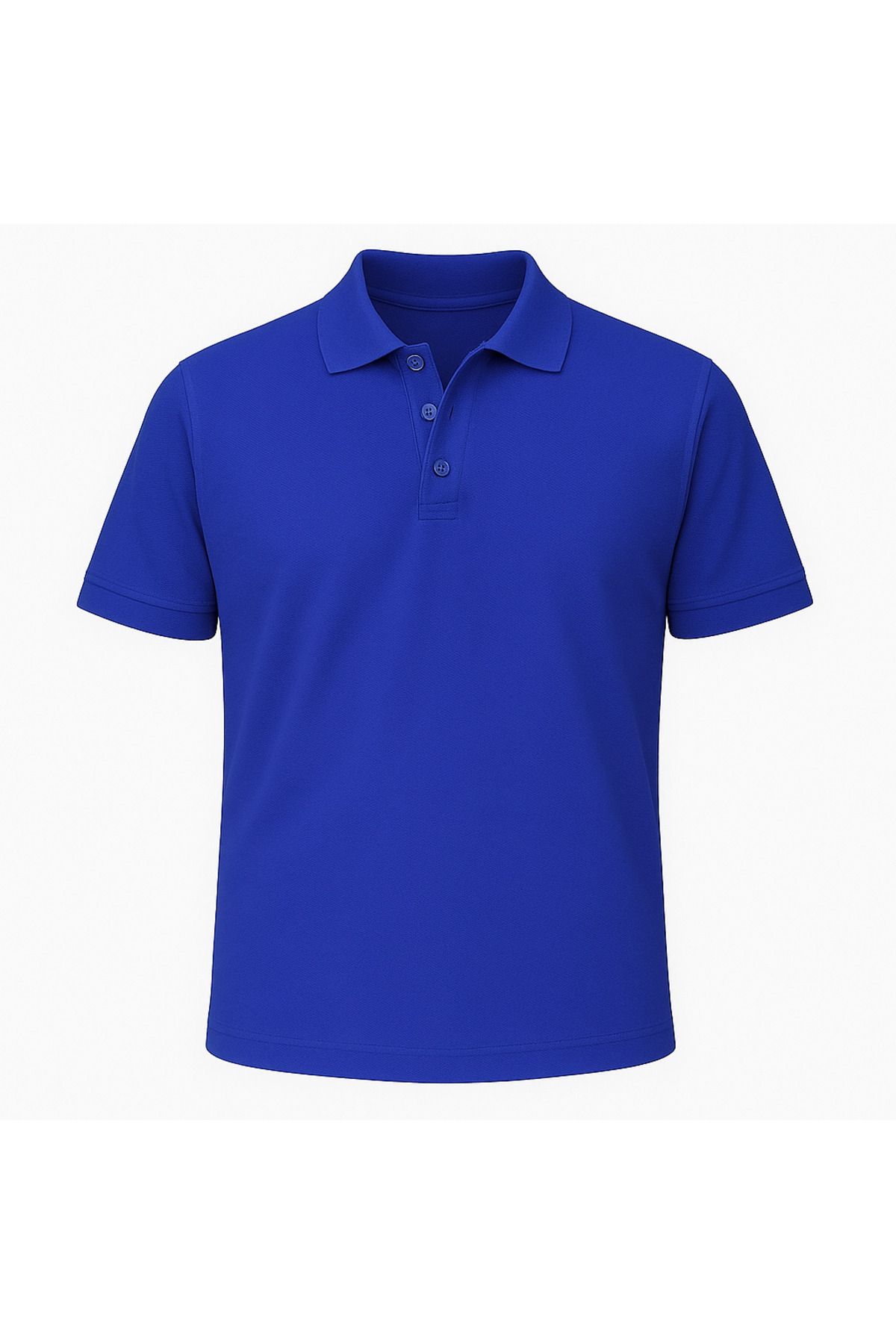QKK Erkek %100 Pamuklu Lakost Kumaş Regular Fit Polo Yaka T-shirt