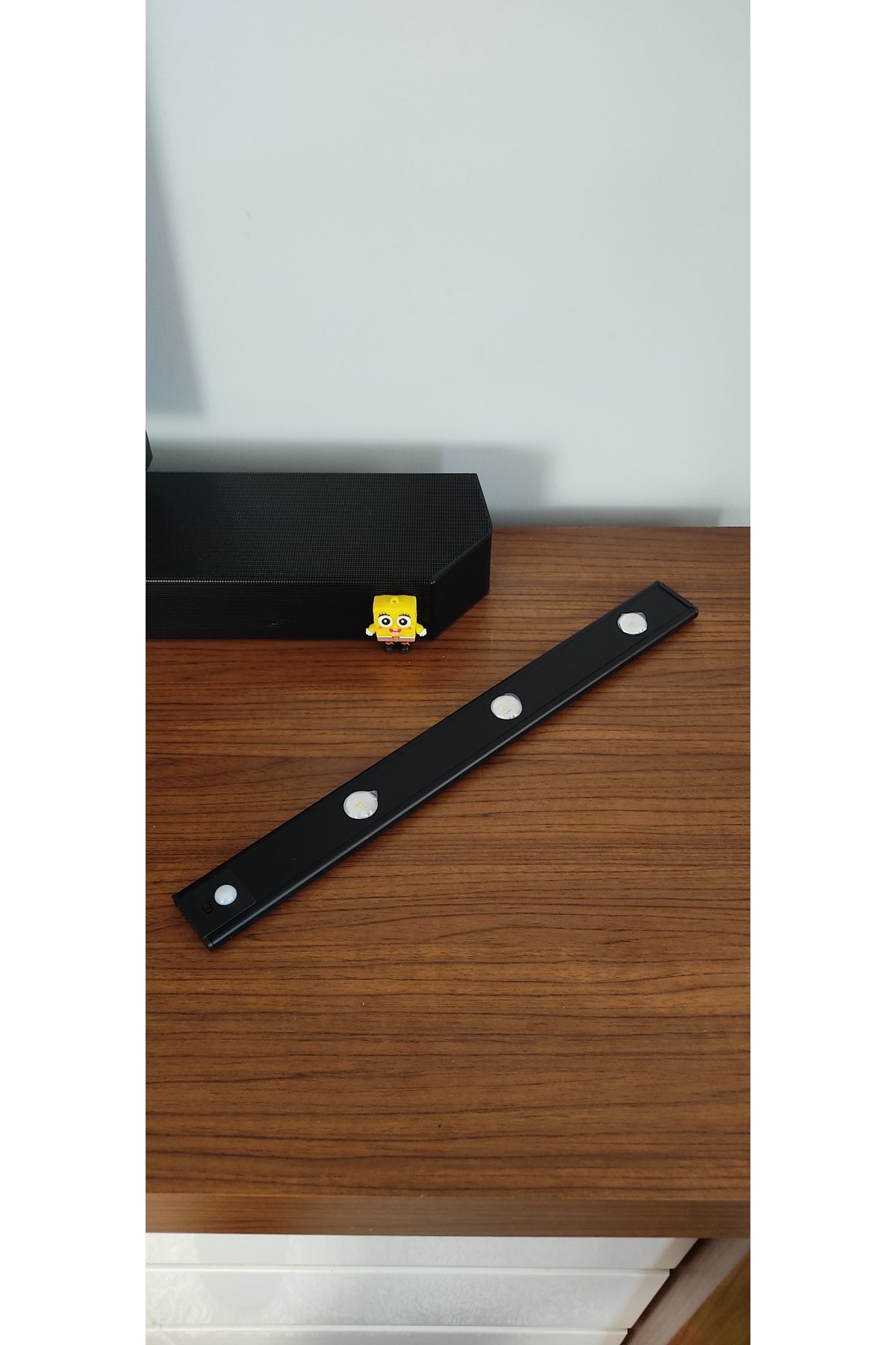 Caglastore Cata Sensörlü USB Şarjlı Dimlenebilir 3 Renk Modlu mıknatıslı Gardolap Mutfak Tezgahüstü led lamba