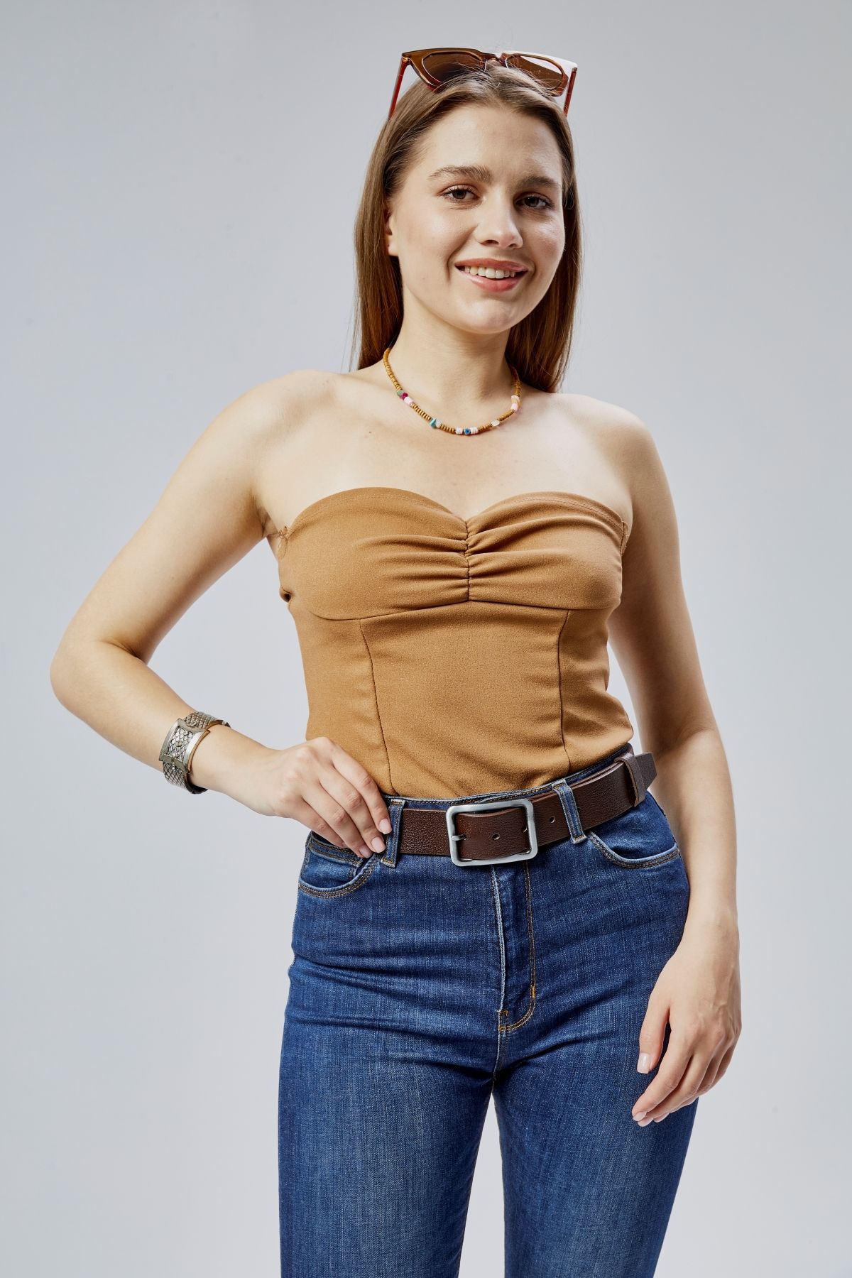 derikem %100 Hakiki Deri Şık Kadın Kemeri 4 Cm