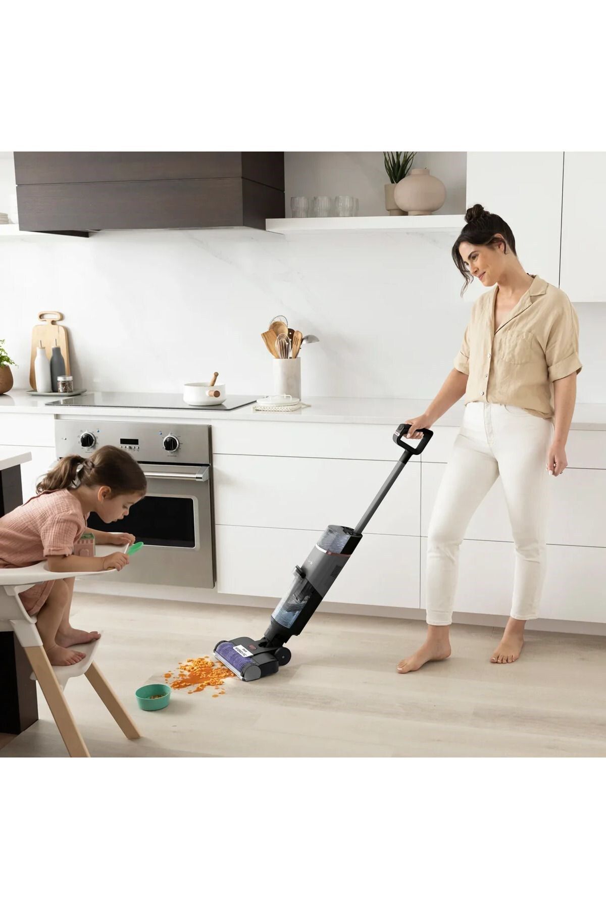Shark 2 Ürün Bir Arada HydroVac Pro Islak&Kuru Şarjlı Silme ve Süpürme Makinesi