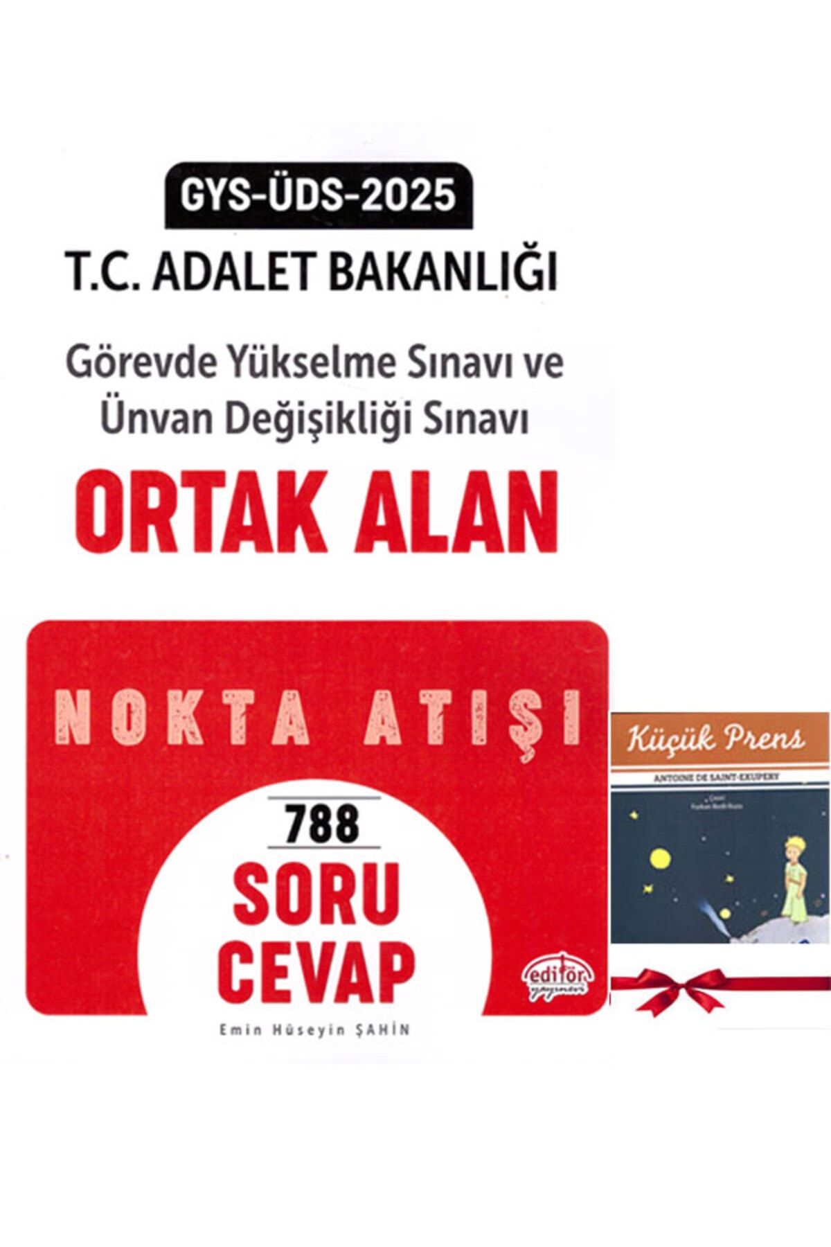 Editör Yayınevi 2025 GYS ÜDS Adalet Bakanlığı Görevde Yükselme ve Ünvan Değişikliği ORTAK ALAN 788 Soru Cevap