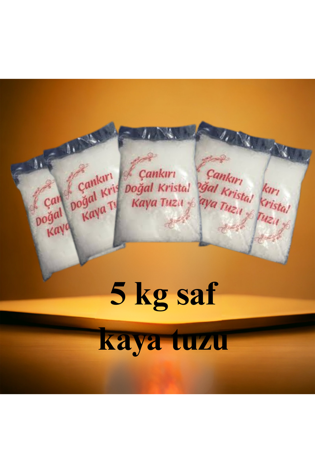 Ogutulmus original rock salt in 5 kg stone mill