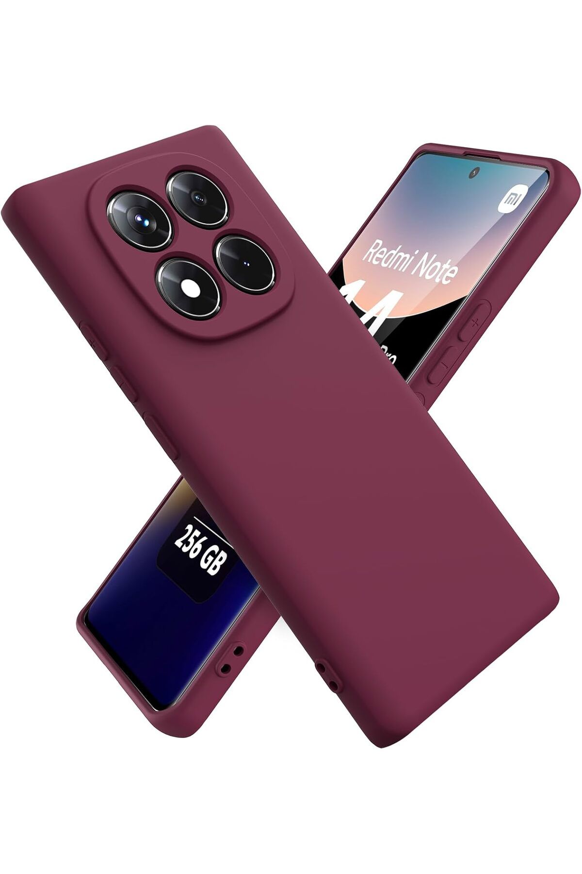Rivor Xiaomi Redmi Note 14 Pro 4G Kılıf Kamera Çıkıntılı İpeksi Yumuşak Dokulu Dayanıklı Lansman Kapak