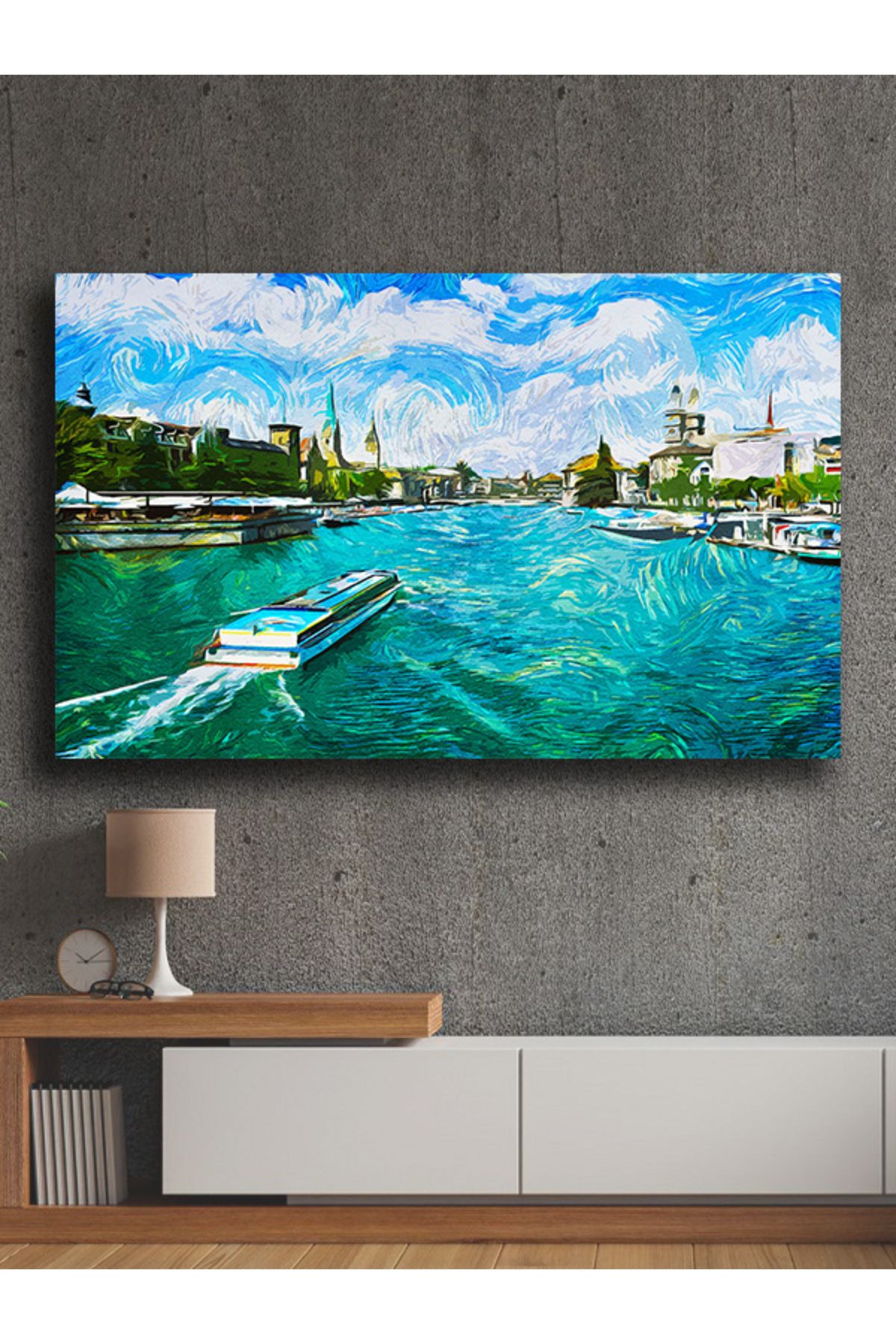 PRİME Concept 100x140 Büyük ebat Kanvas tablo çerçevesiz