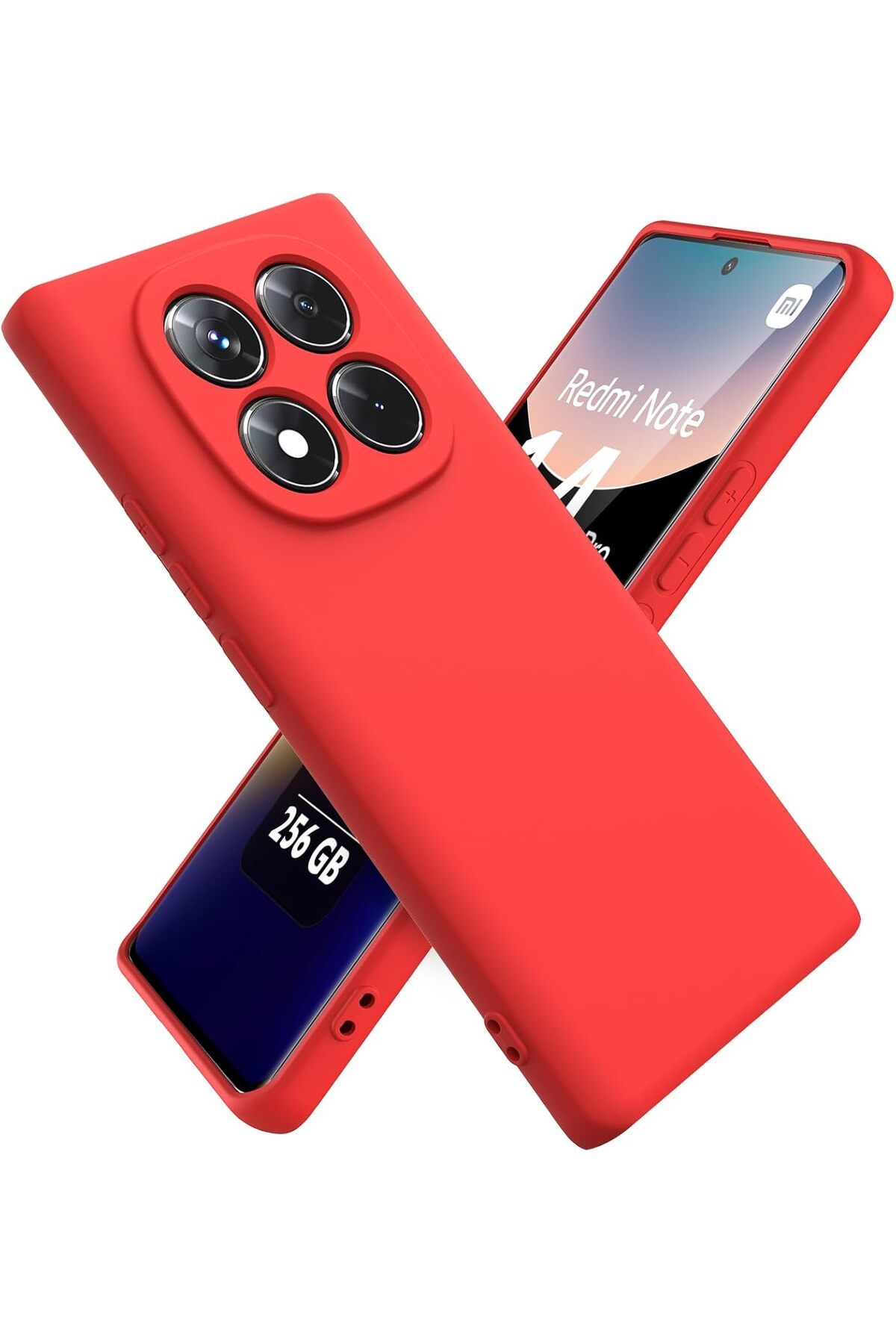 Rivor Xiaomi Redmi Note 14 Pro 4G Kılıf Kamera Çıkıntılı İpeksi Yumuşak Dokulu Dayanıklı Lansman Kapak