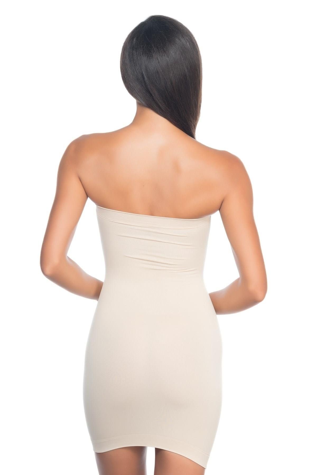 GiyimCity TEN Straplez Elbise Korse