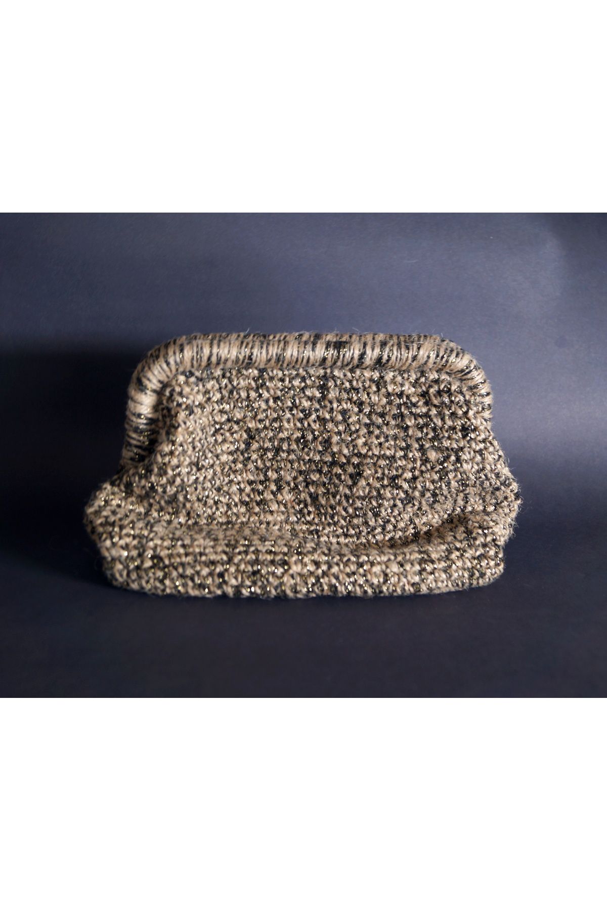 Anna Larina Örgü clutch çanta