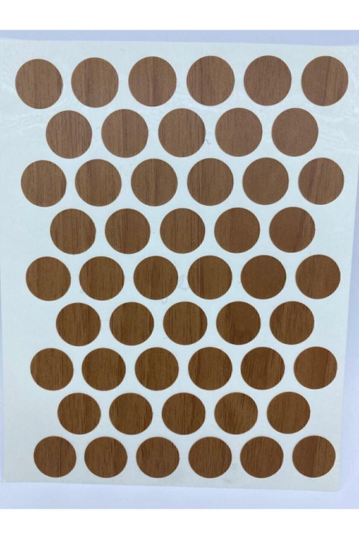 Genel Markalar Yapışkanlı Vida Gizleme Yapıştırma Vida Tapası Tıpası(50 Adet) - İtalyan Ceviz Kenar Bantları Çok Re