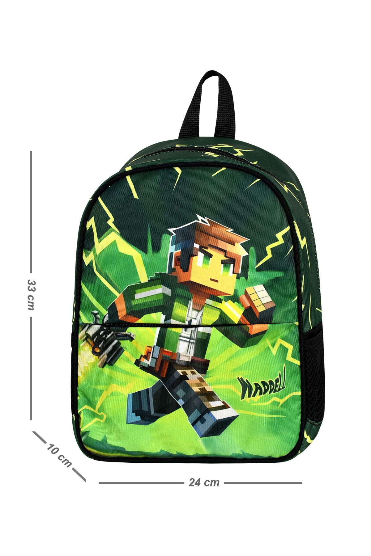 Niss Store Lisanslı Mycraft Desenli Anaokul Çantası Lisanslı Erkek Kreş Çantası