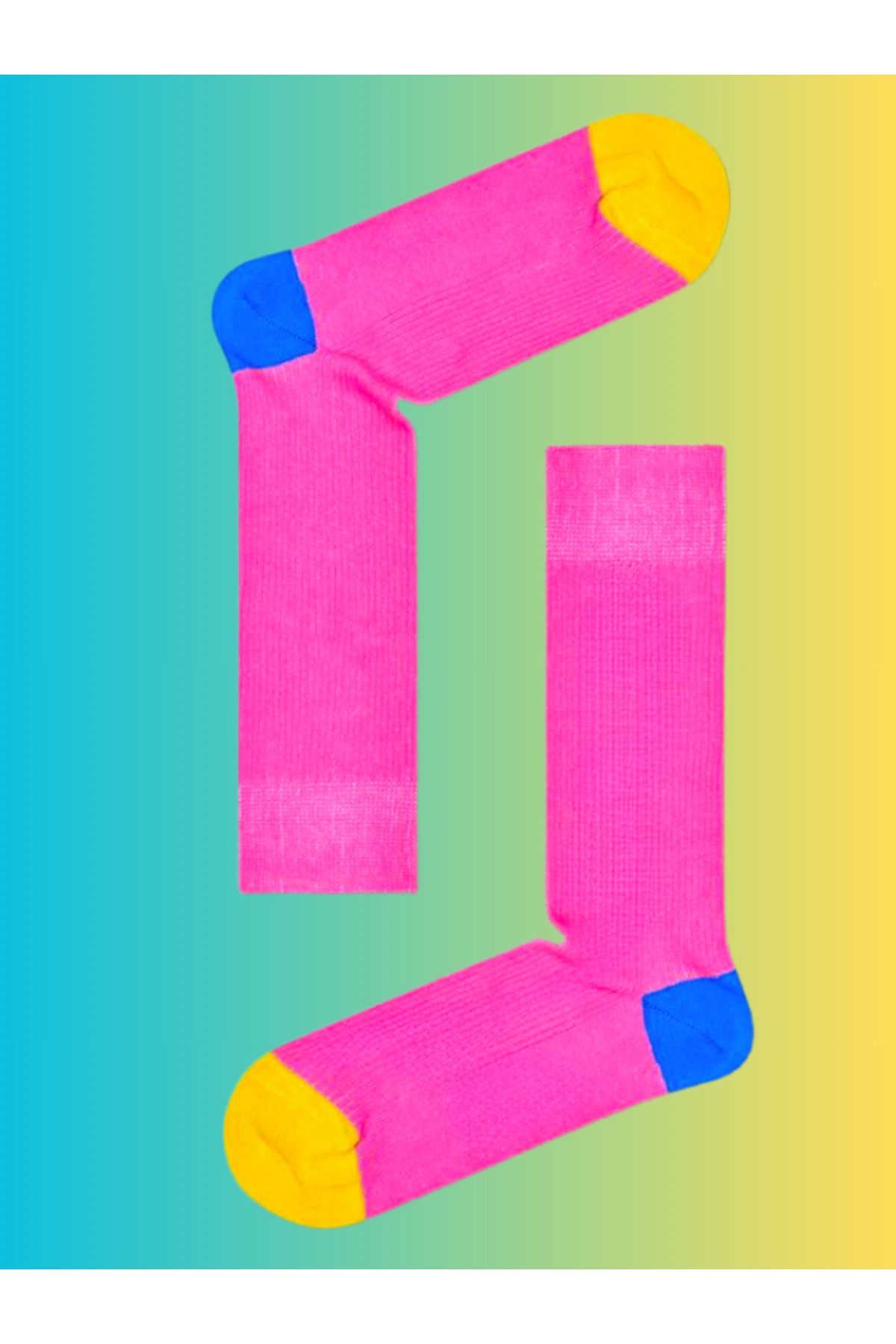 Shuttle Park Özel Seri Socks Renkli Eğlenceli Happy Pempe Desenli Rahat Tasarım Tarz Kokulu Dikişsiz Çorap
