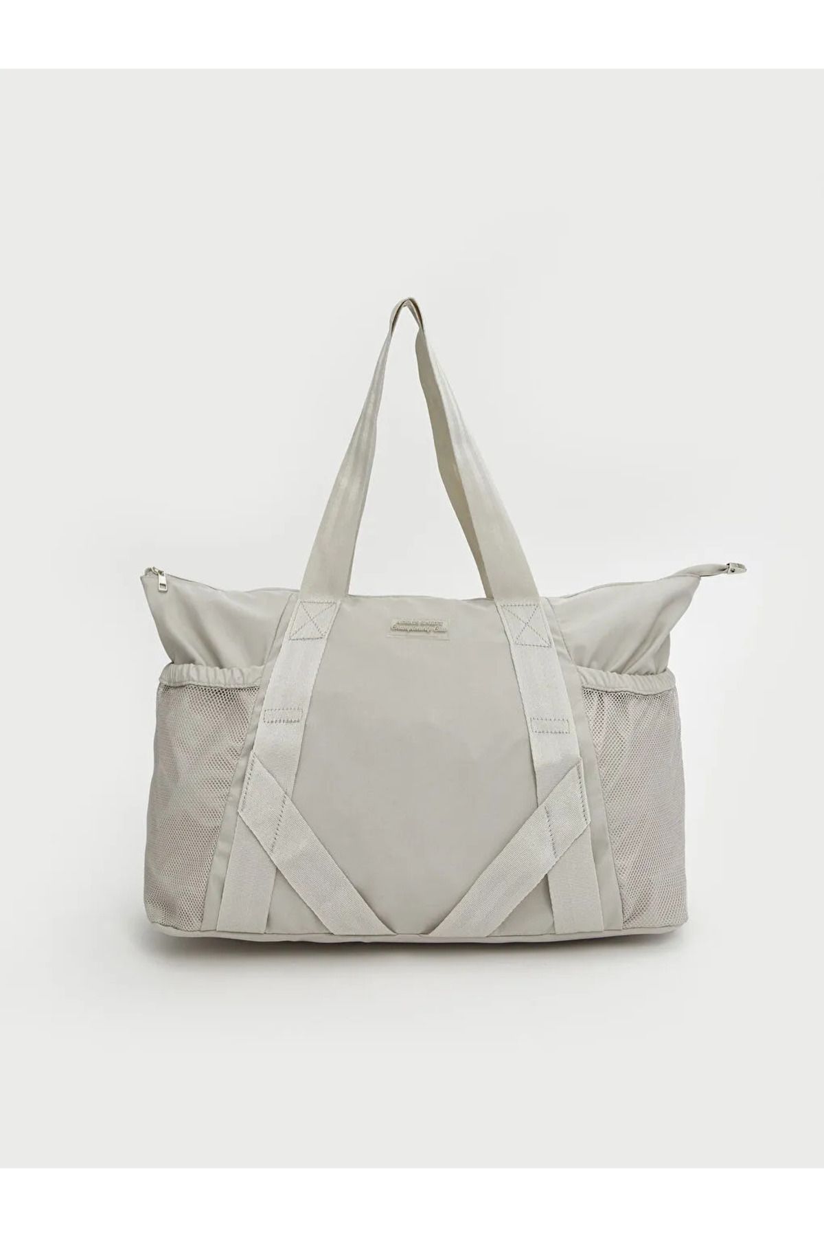 LC Waikiki LCW ACCESSORIES Gri Fermuarlı Kadın Spor Çantası 54x34x20 cm