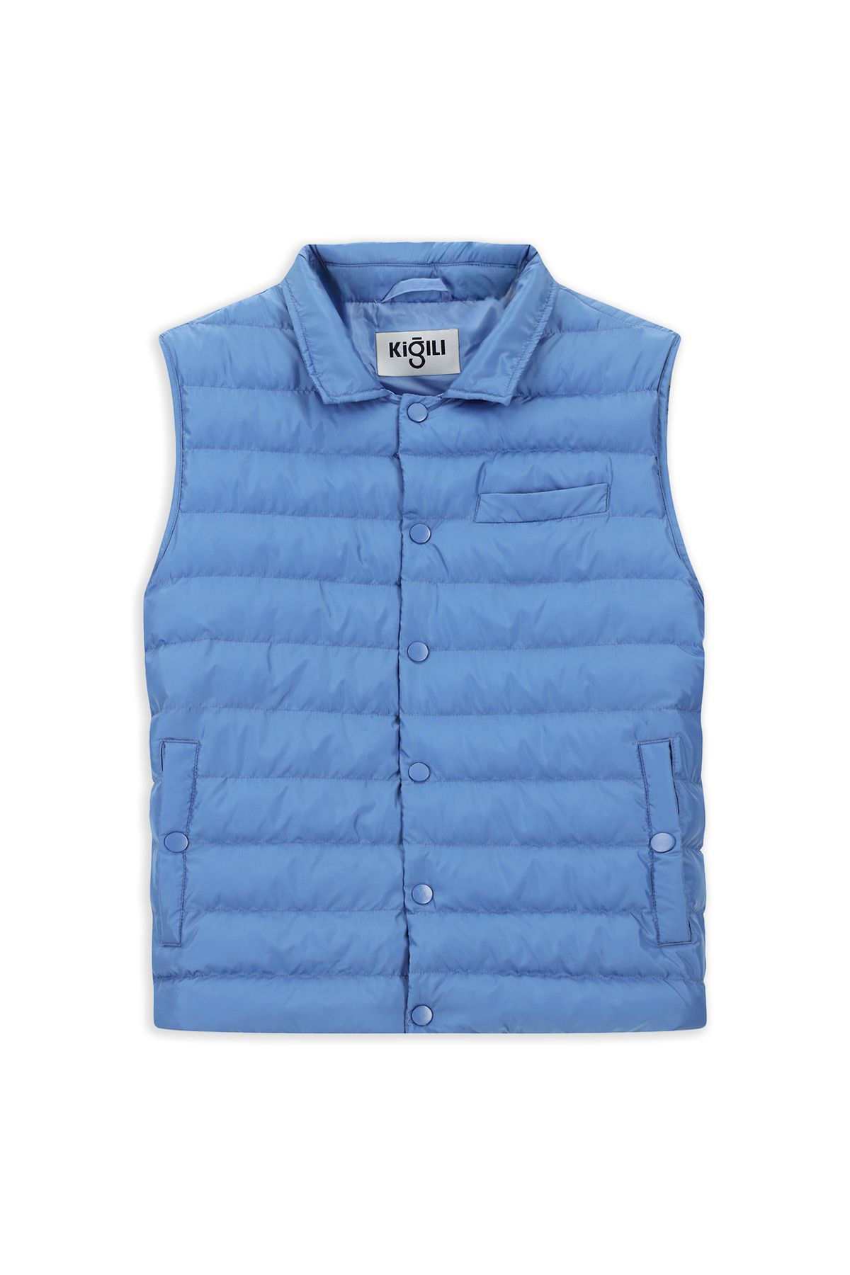 Kiğılı Regular Fit Düz Bonded Yelek