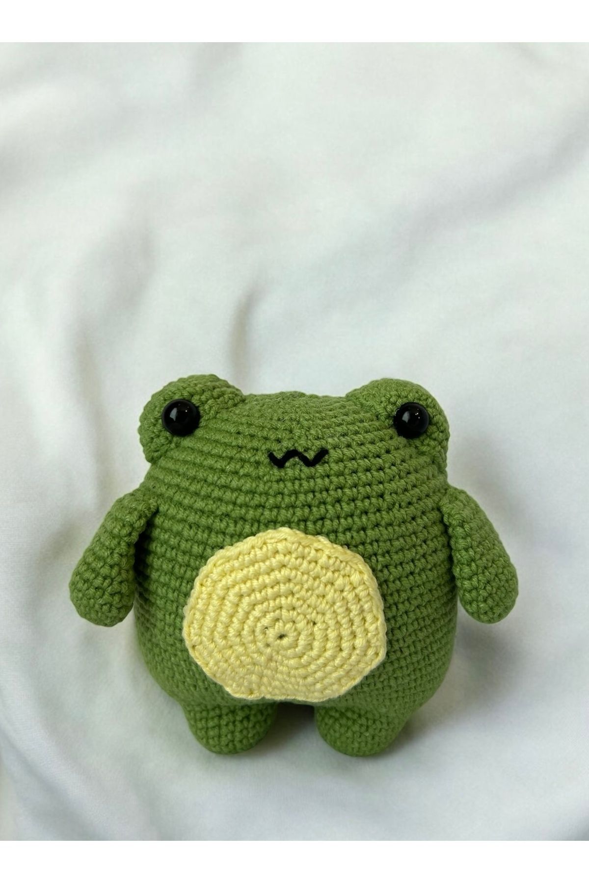 Toil Print Amigurumi Kurbağa Oyuncak