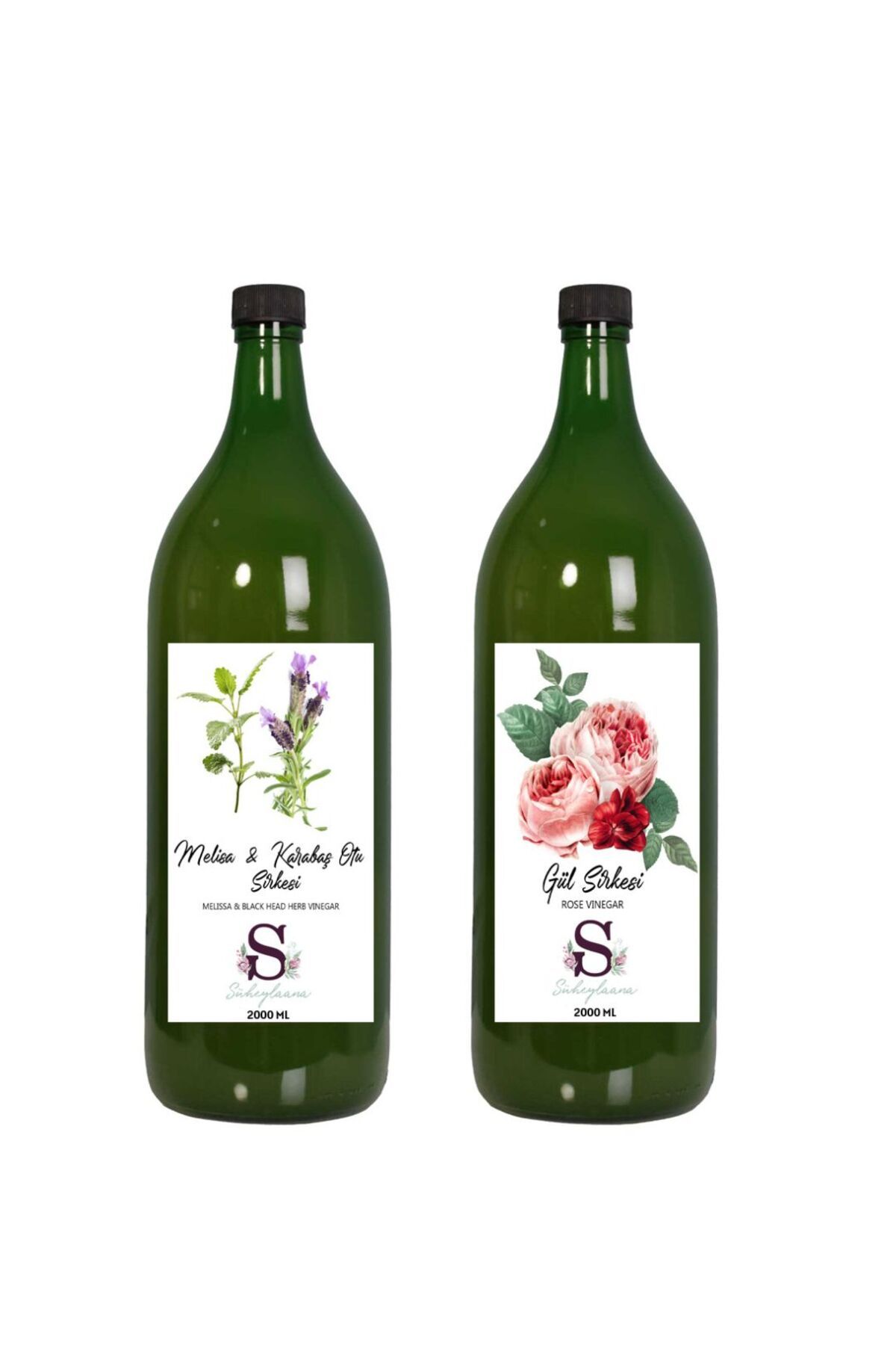 Süheylaana Doğal Melisa & Karabaş Sirkesi 2000 Ml - Doğal Gül Sirkesi 2000 Ml