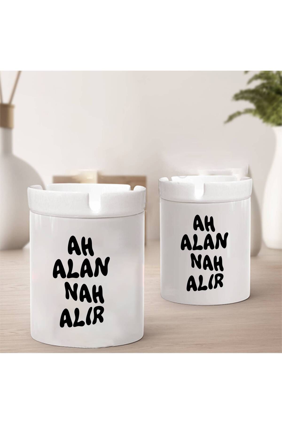 hediyenebak Ah Alan Nah Alır Tasarımlı Kül Tablası Küllük