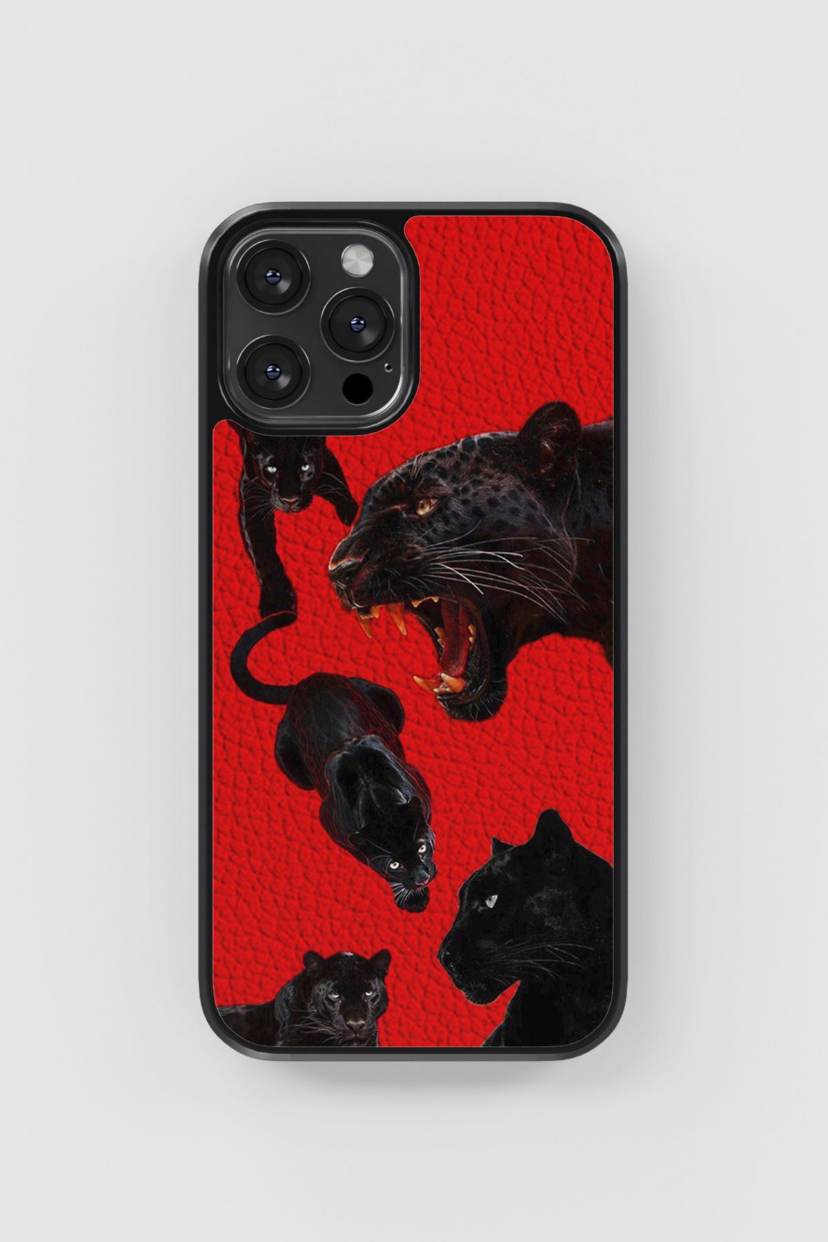 No28studio Panther Deri Telefon Kılıfı