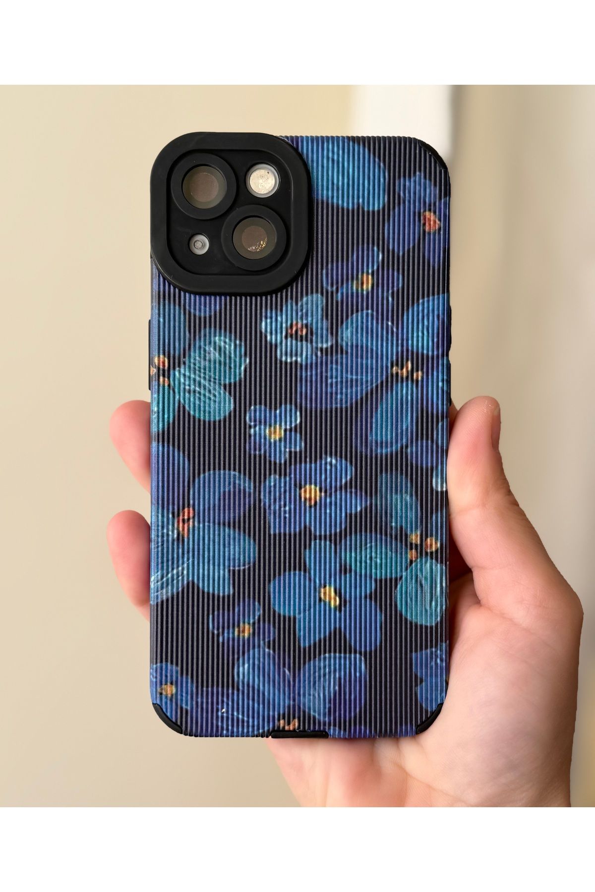 FİŞNEİLETİŞİM İPHONE 13 UYUMLU ÇİÇEK DESENLİ KILIF