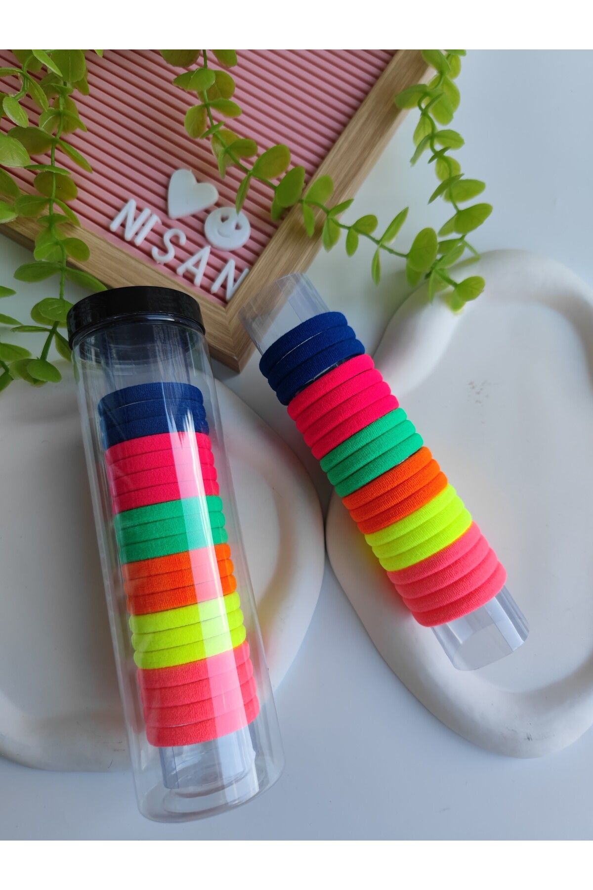 Nisankids Kutulu Kahverengi Havlu Lastik Toka 20 Adet