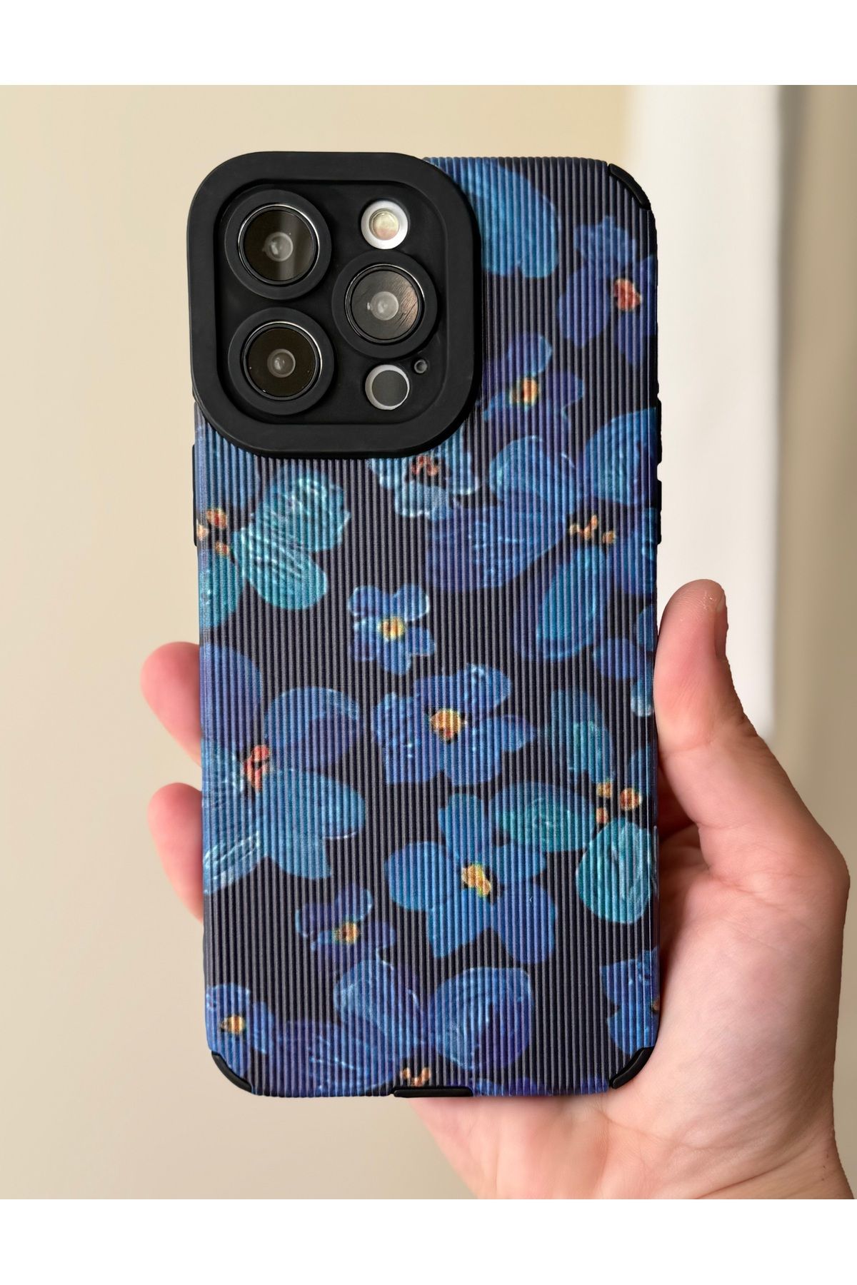 FİŞNEİLETİŞİM İPHONE 14 PRO UYUMLU ÇİÇEK DESENLİ KILIF