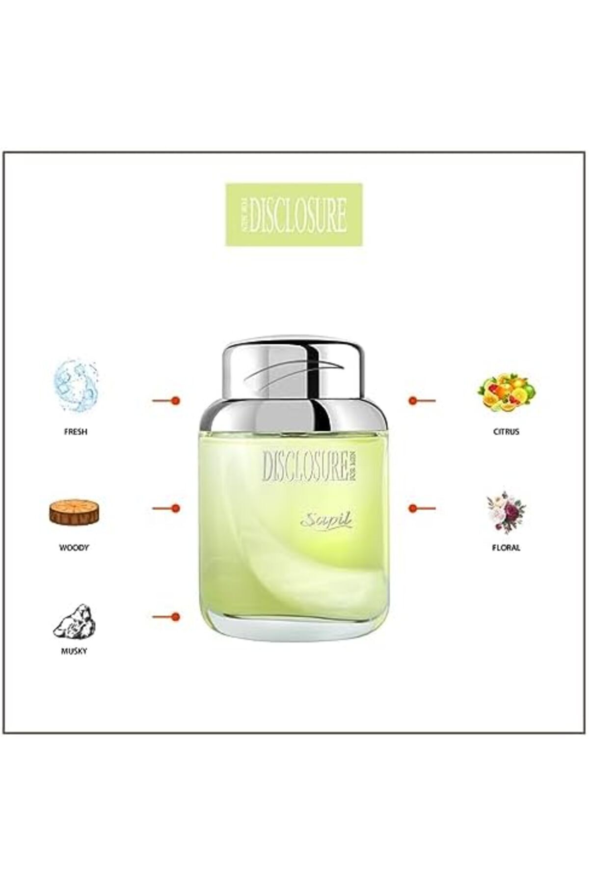 sapil-عطر سابيل ديسكلوجر للرجال، 100 مل 7