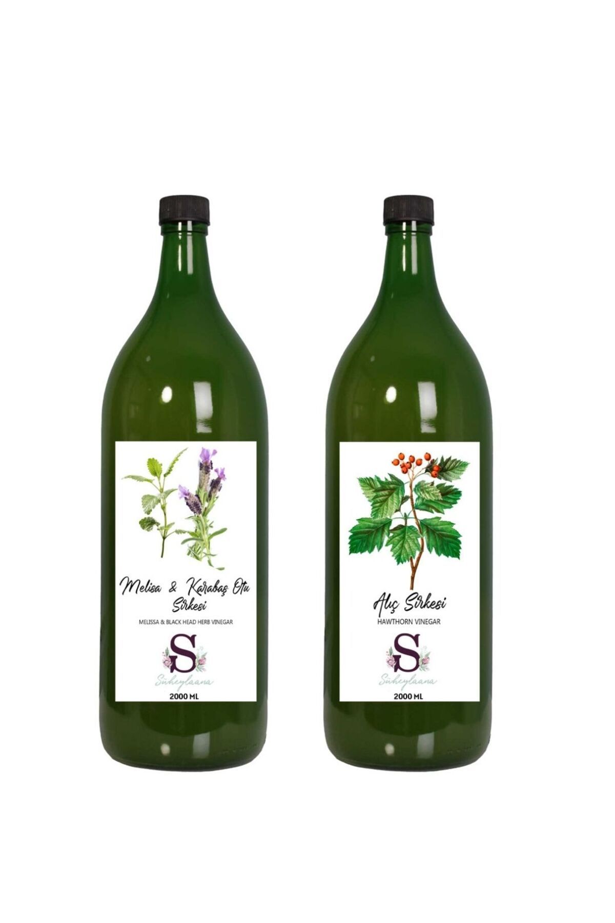 Süheylaana Doğal Melisa & Karabaş Sirkesi 2000 Ml - Doğal Alıç Sirkesi 2000 Ml
