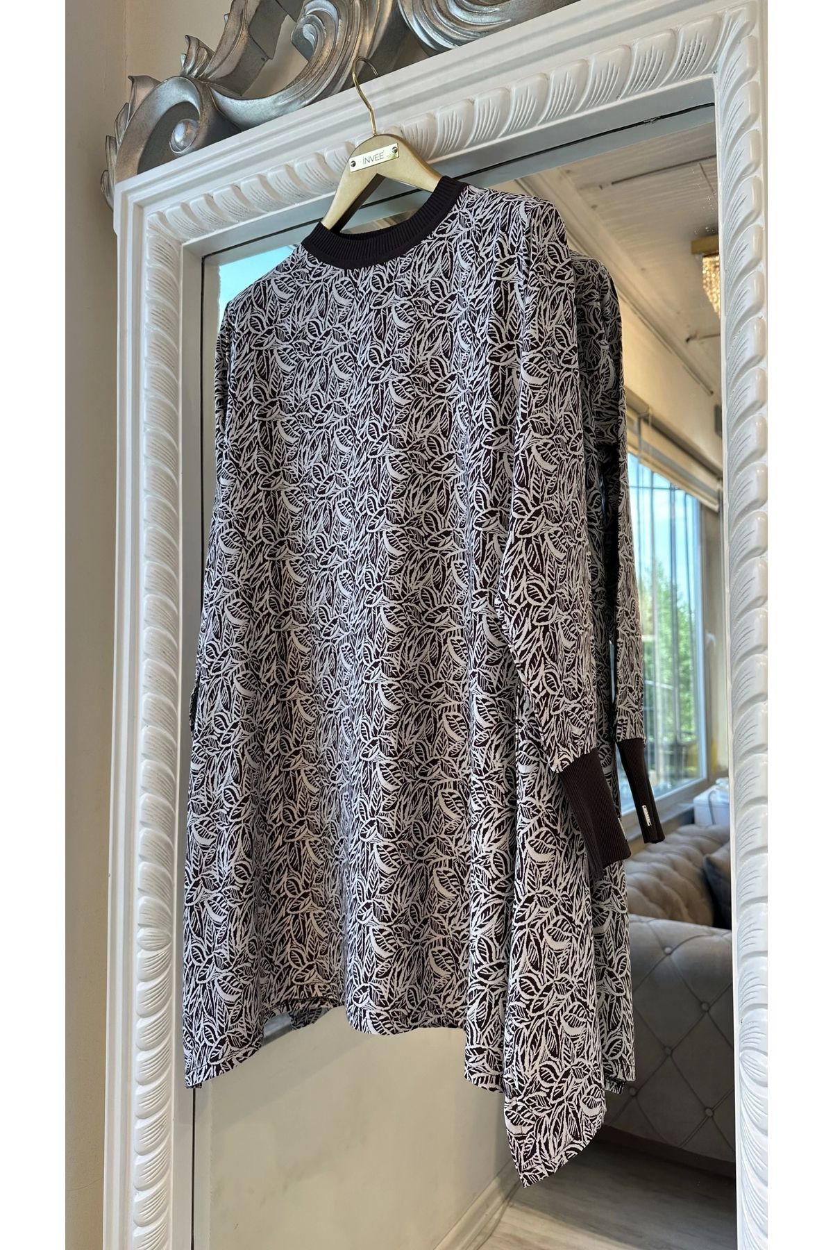 Invee-Invee Patterned Tunic - Plum 6