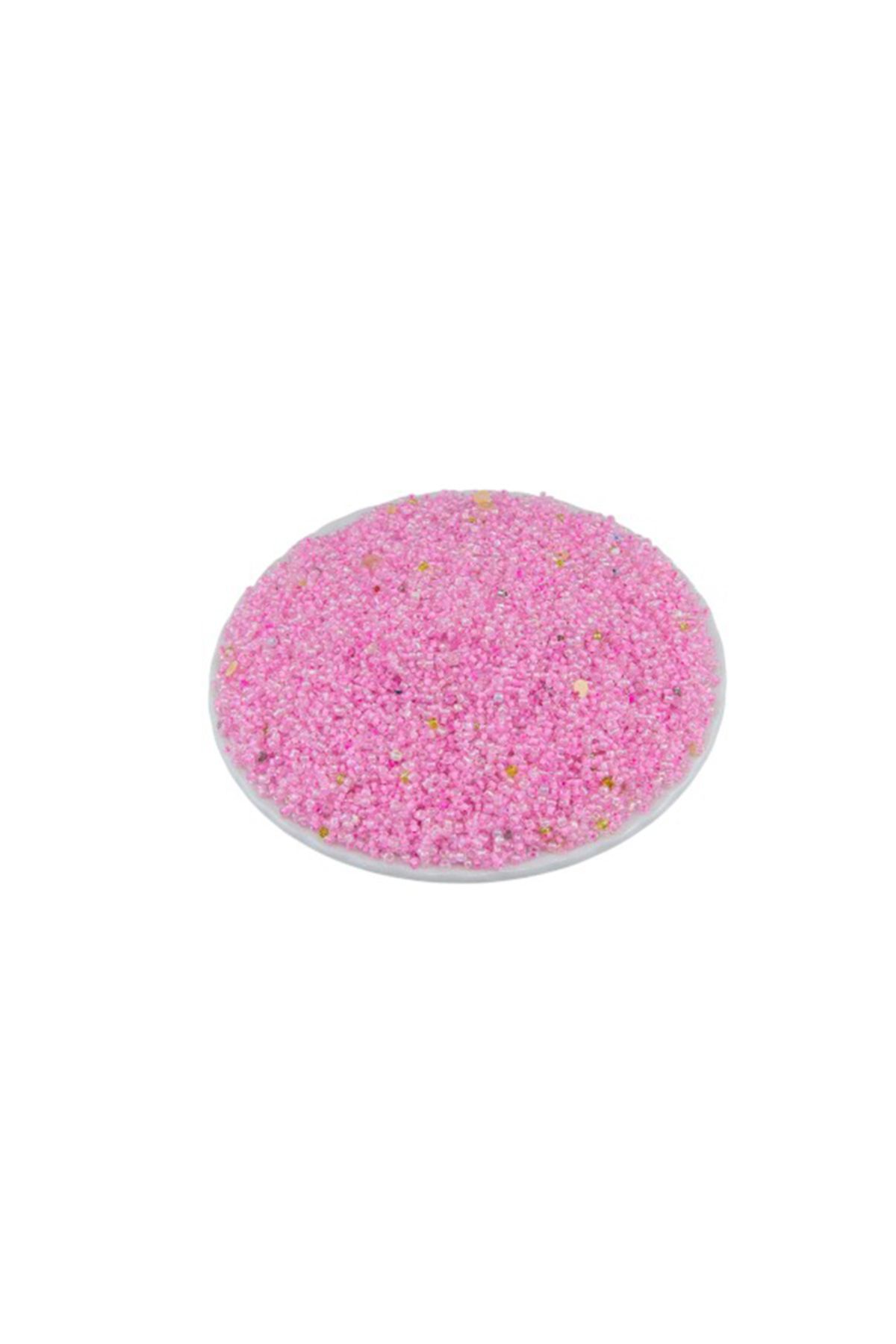 Serhat Aksesuar ve El İşçilik Pembe (11/0) 2 mm Kum Boncuğu 100 gr