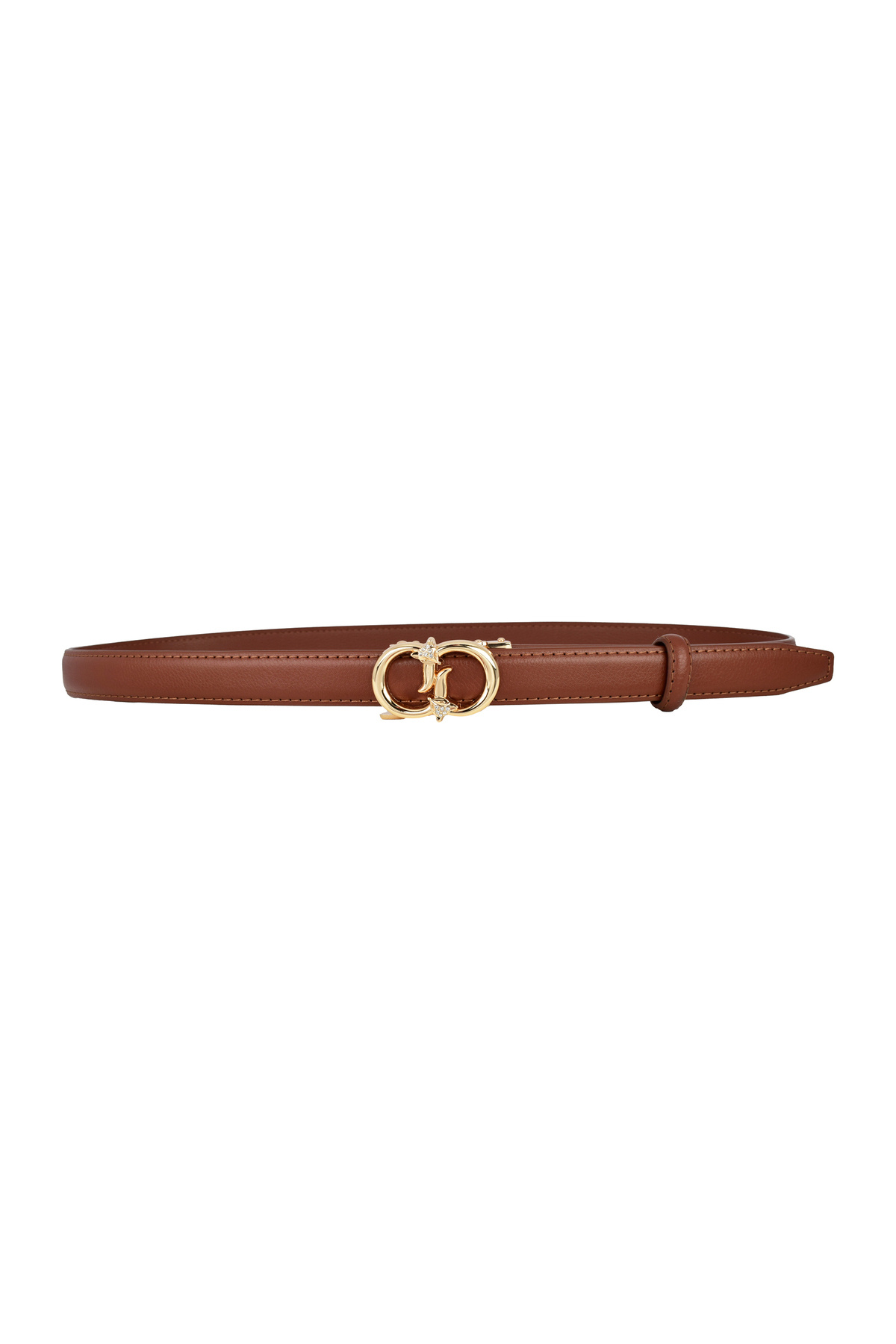 GoDeri-Women's Belt Without Holes Tan with Automatic Buckle, Trouser Belt, Dress Belt, 2.5 Cm_Auto 6