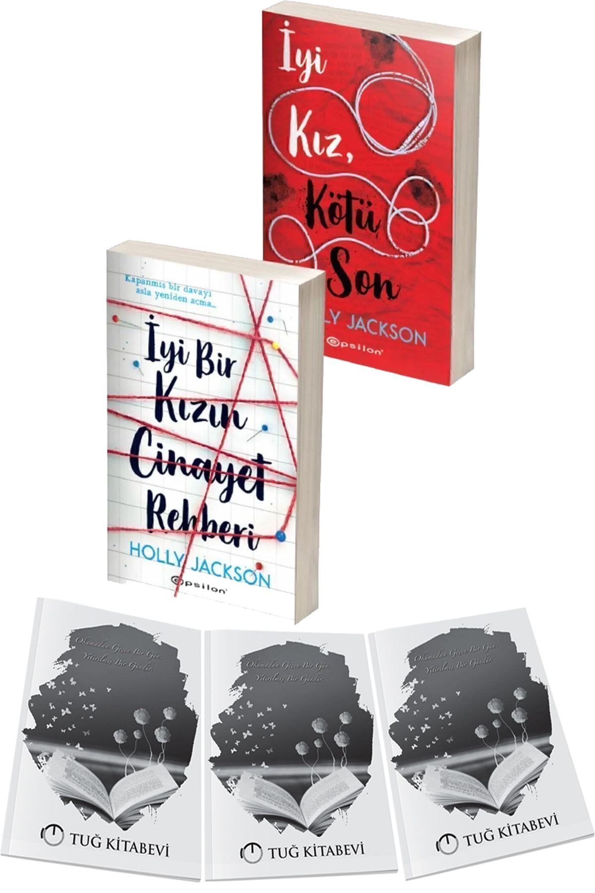 Epsilon Yayınevi İyi Bir Kızın Cinayet Rehberi ve İyi Kız, Kötü Son Holly Jackson 2 Kitap + Hediyeli