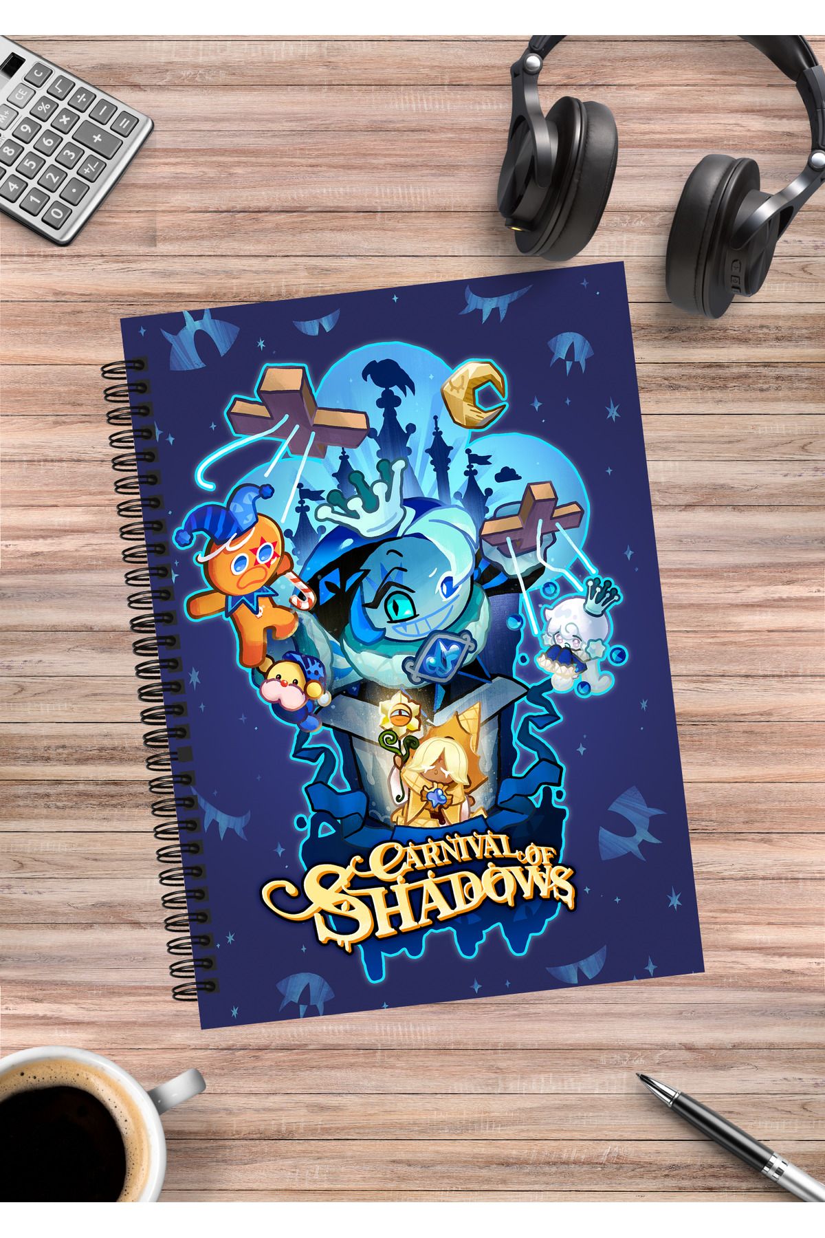 mertfigur Cookie Run Kingdom Spiralli Defter A5 (50 Yaprak)